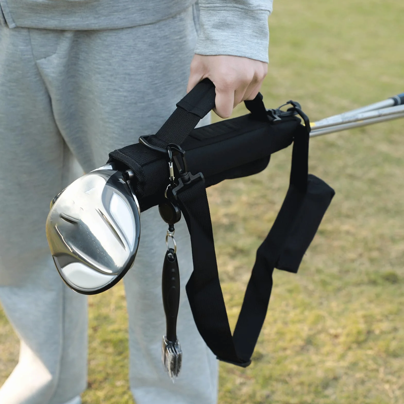 Bolsa para palos de golf mini ligera portátil entrenamiento