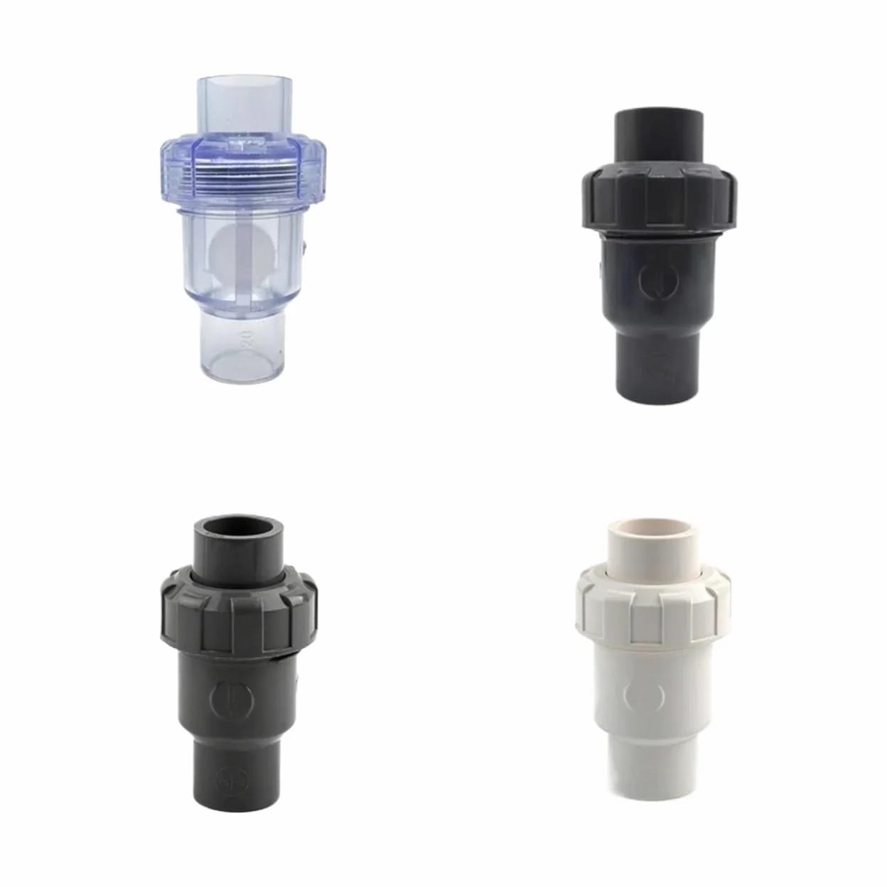 Válvula de retención de Bola de UPVC(Dark Gray,40mm)