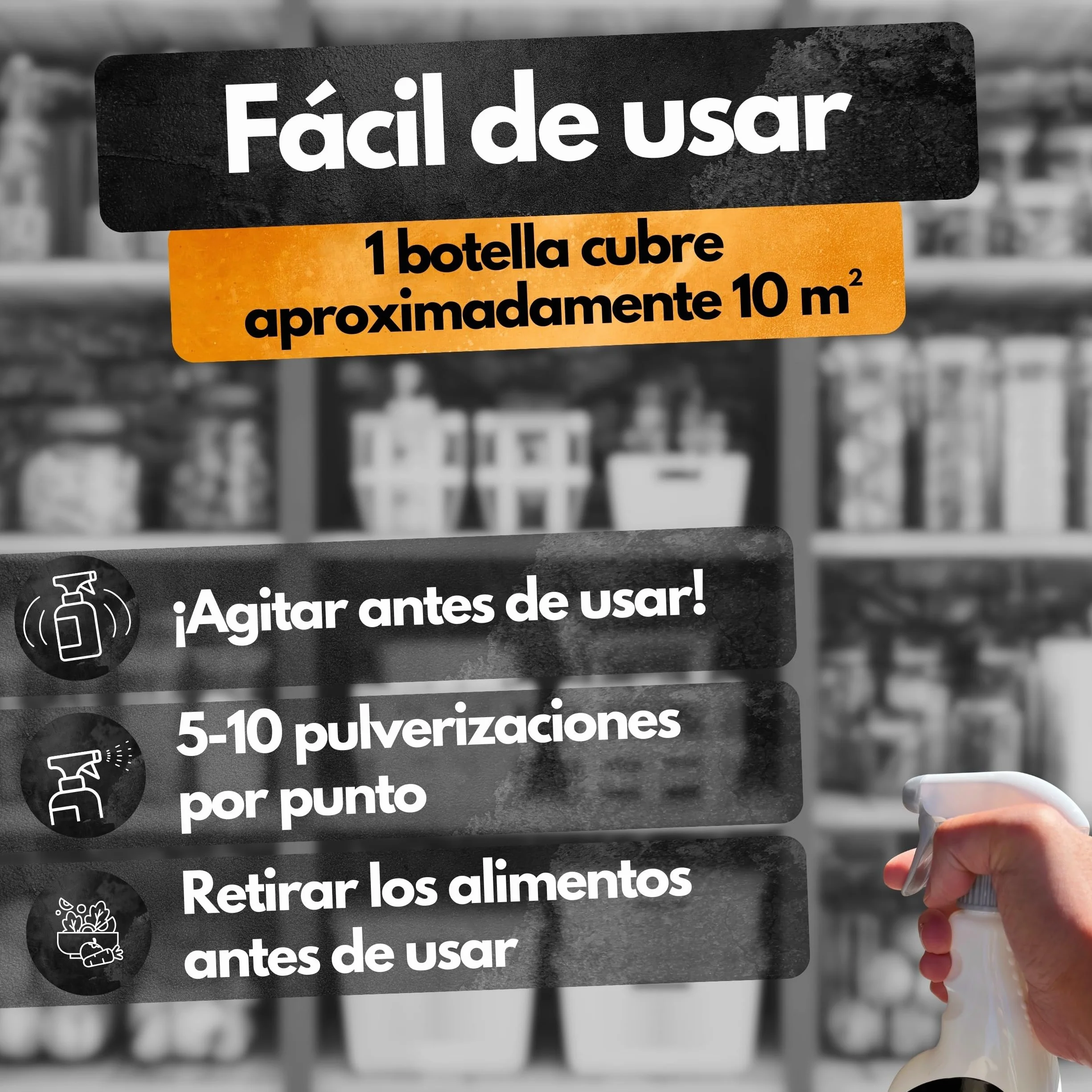 Panteer ® Spray antipolillas 500ml - protección antipolillas contra polillas de los Alimentos y polillas de la Ropa - Lucha contra Las polillas sin permetrina - Fabricado en Alemania