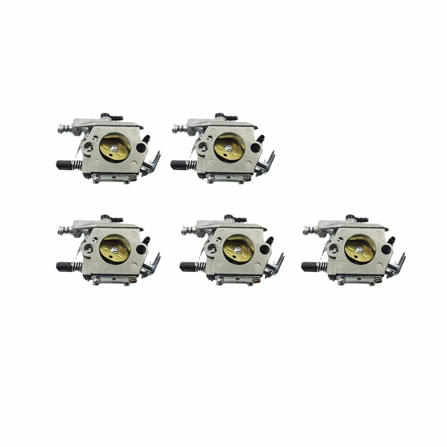 Compatible con carburador MP16 MP16-7 de 52cc, carburador de Motosierra de 2 Tiempos, Motor 4500 5200 5800, Sierras de Cadena, carburador de Gasolina, Herramientas de jardín(5 pcs)