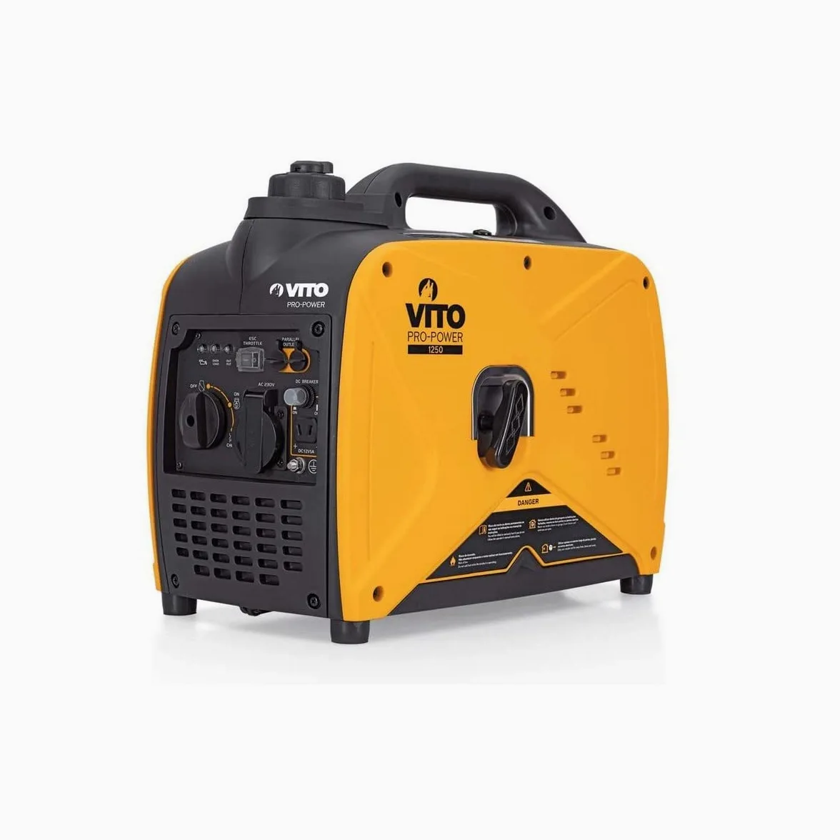 Inverter - Grupo electrógeno portátil (1400 W, 60 cc, silencioso)