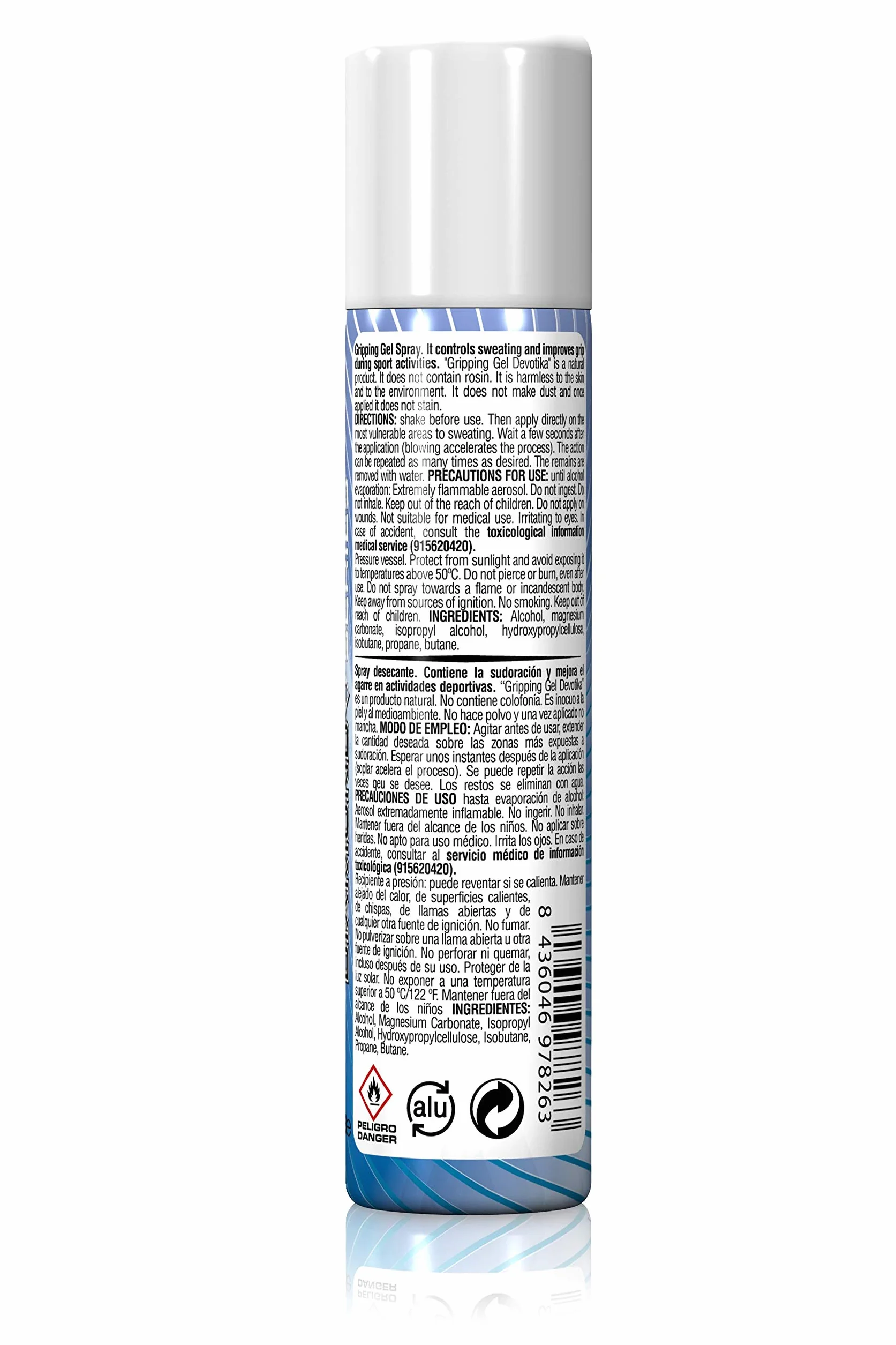 Padel Tenis Frontenis Spray Gripping