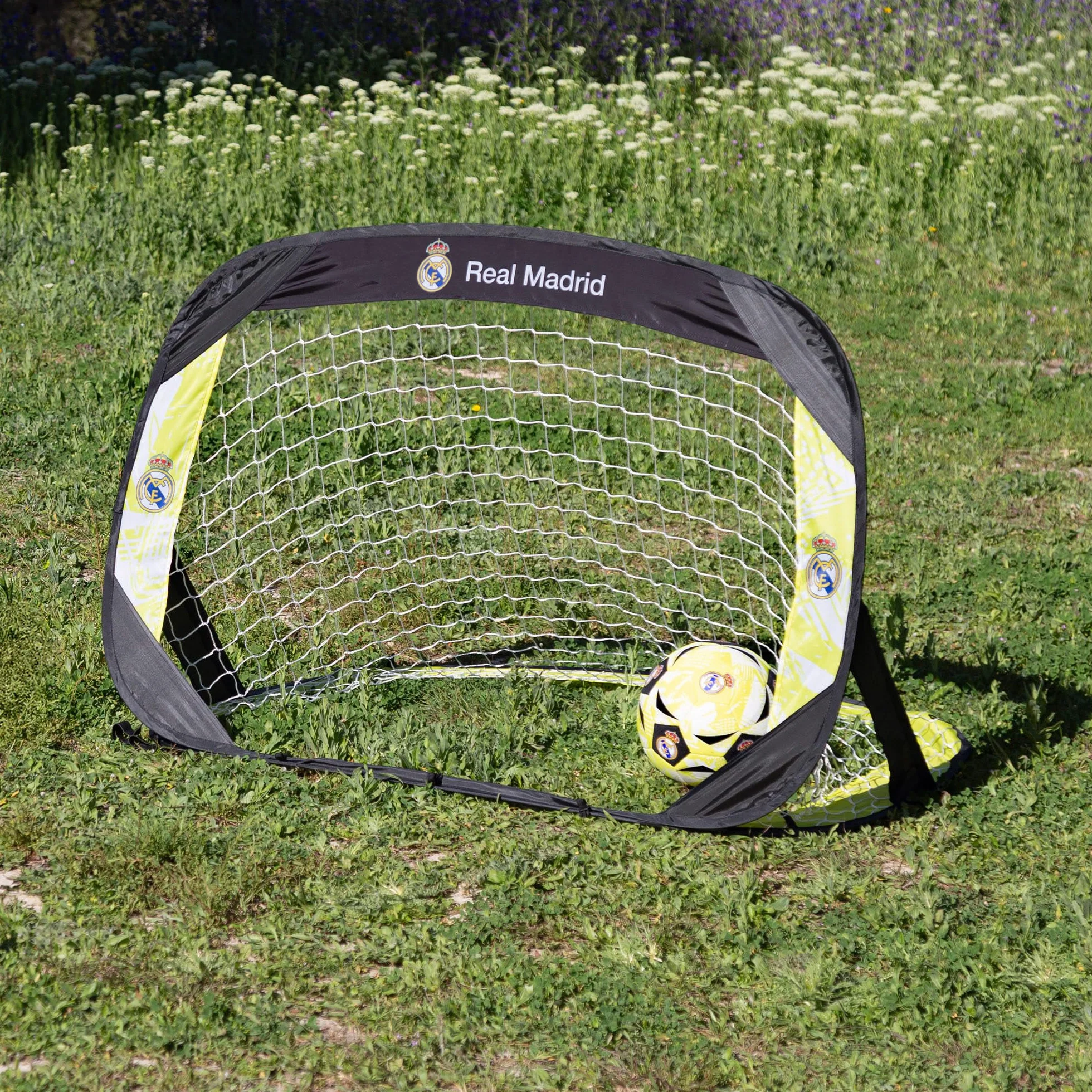 COLORBABY Set 2 porterías fútbol Pop-up 120 x 80 x 80 cm Incluye Bolsa de Transporte