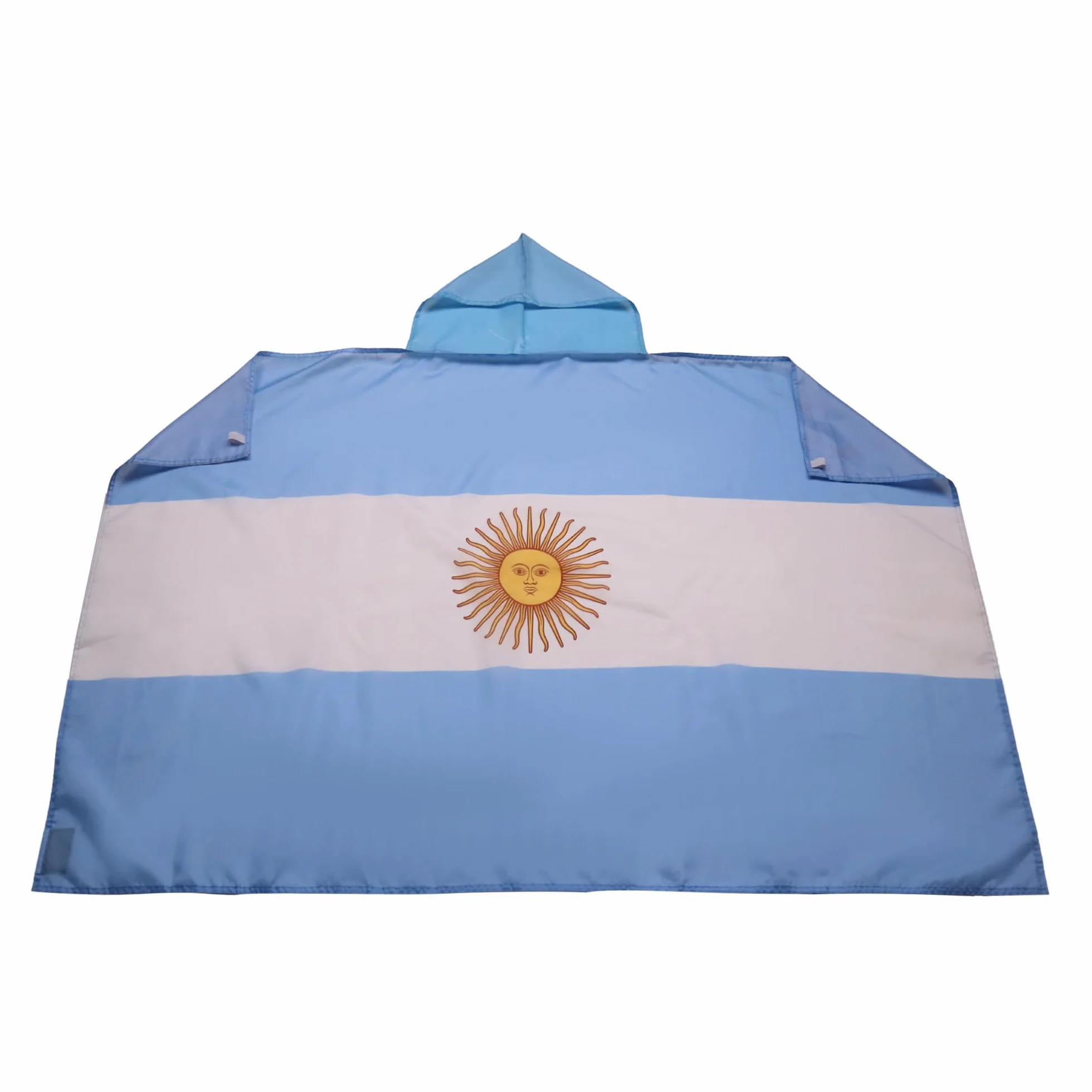 AZ FLAG Bandera de Argentina 150 x 90 cm, Capa Bandera Argentina 100% poliéster con mangas integradas, Body Flag argentino