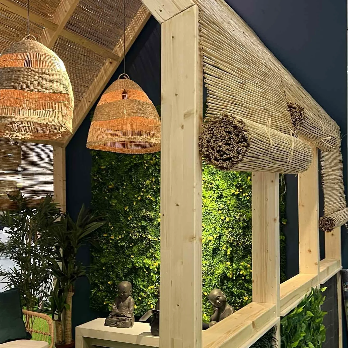 Valla Natural – Cañizo Nacional,Caña Entera y Natural, Ideal para Ocultación y Decoración de Espacios. Rollo Protector Visual para Balcón, Jardín y Patio.