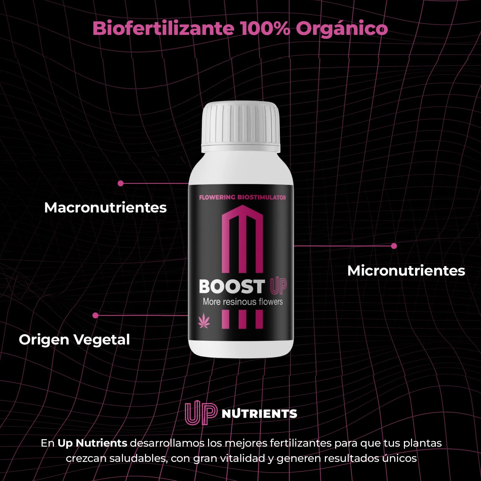 GROWMANIA Biobizz pH + Plus 250 ml + pH – Menos 250 ml líquido + Up Nutrients Boost Up + Vaso Medidor | Superpack Ph up and Ph Down and Boost | Abono elevador de pH para plantas de cultivo