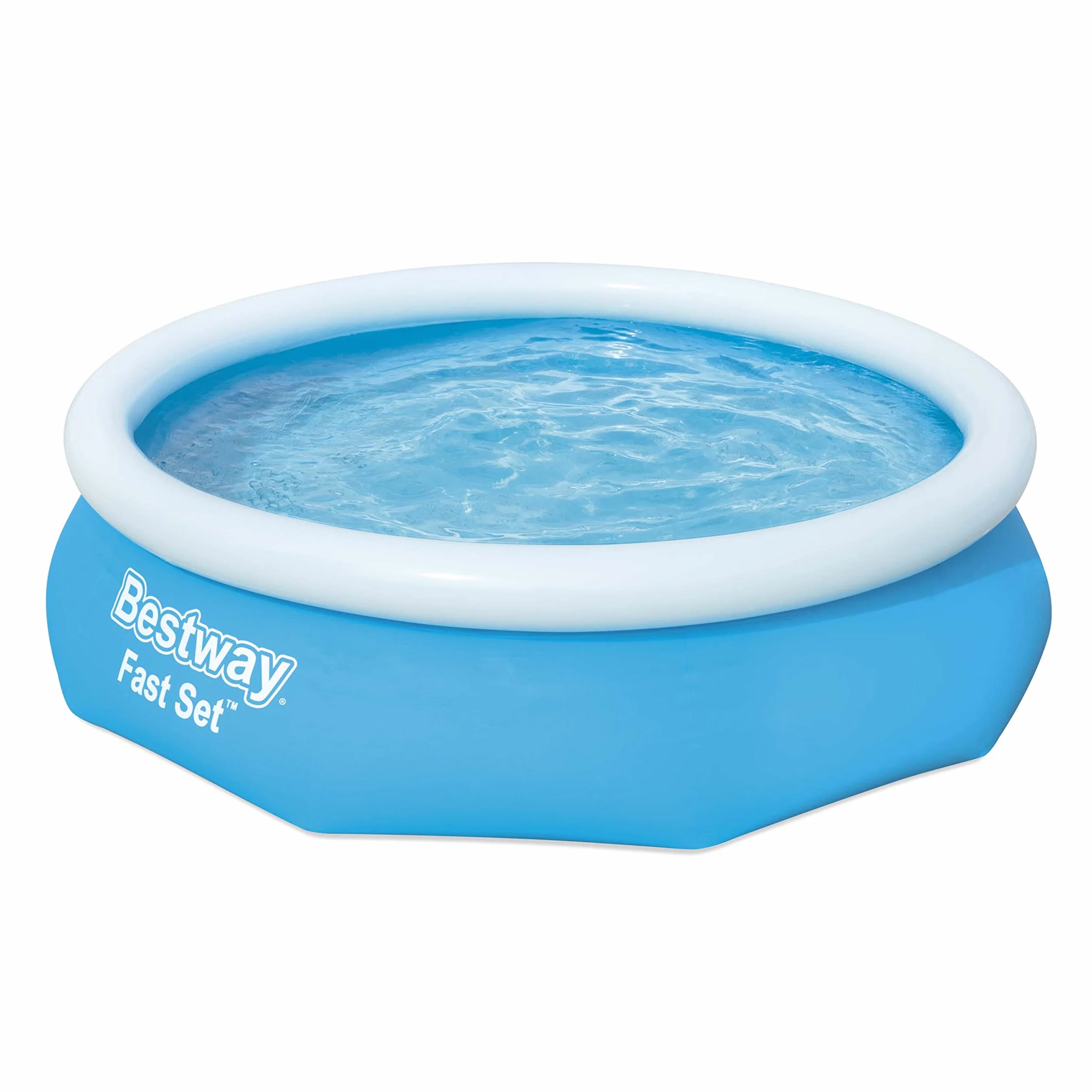Bestway Fast Set Juego de Piscina con Bomba de Filtro, Azul, 305 x 76 cm