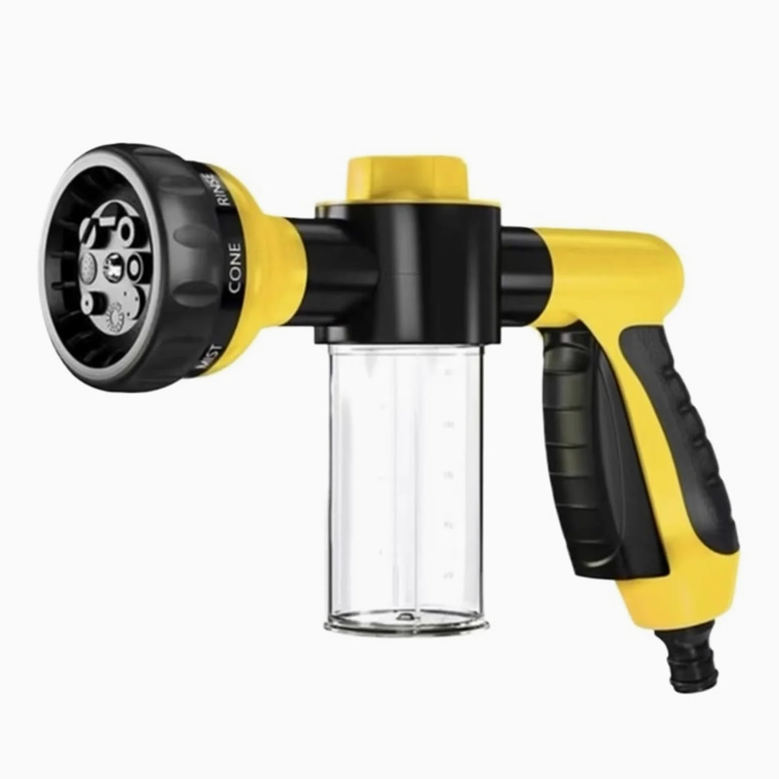 Pistola pulverizadora para manguera Regadera De Espuma De Alta Presión, Boquilla De Manguera Con Cabezal Rociador De Agua For Coche, 8 Funciones, Pistola De Riego For Jardín, Herramientas De Riego Por