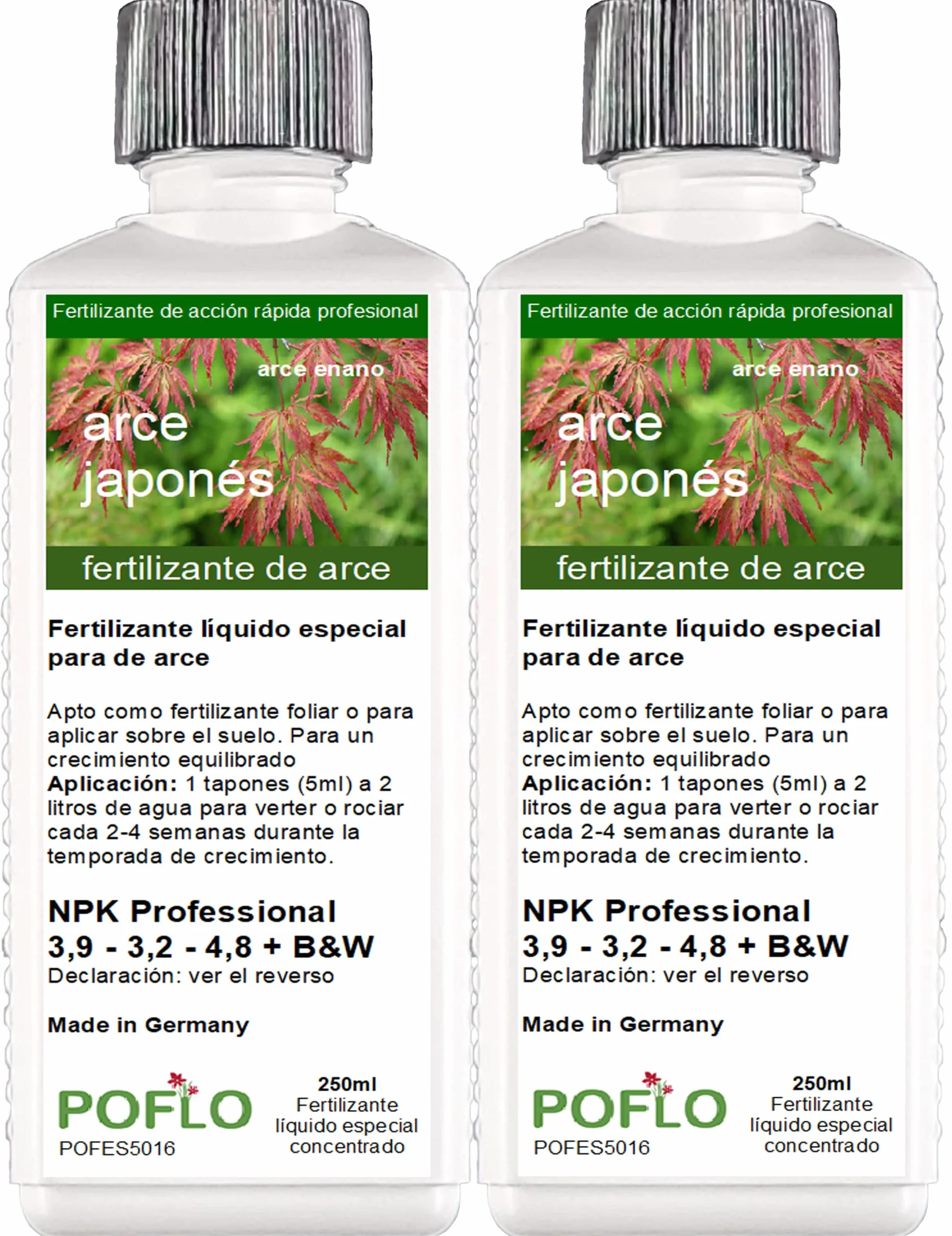 Fertilizante para arce, arce japonés, fertilizante líquido para arce rayado, fertilizante completo de ALTA TECNOLOGÍA NPK para arce palmeado (500ml)