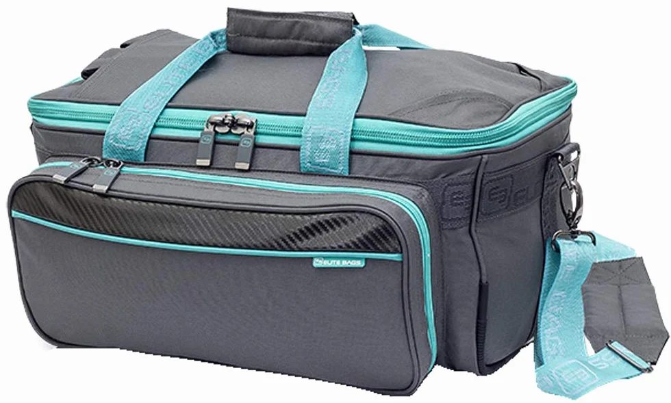 Elite Bags Bolsa sanitaria ligera Mochila sanitaria Resistente Gris-verde