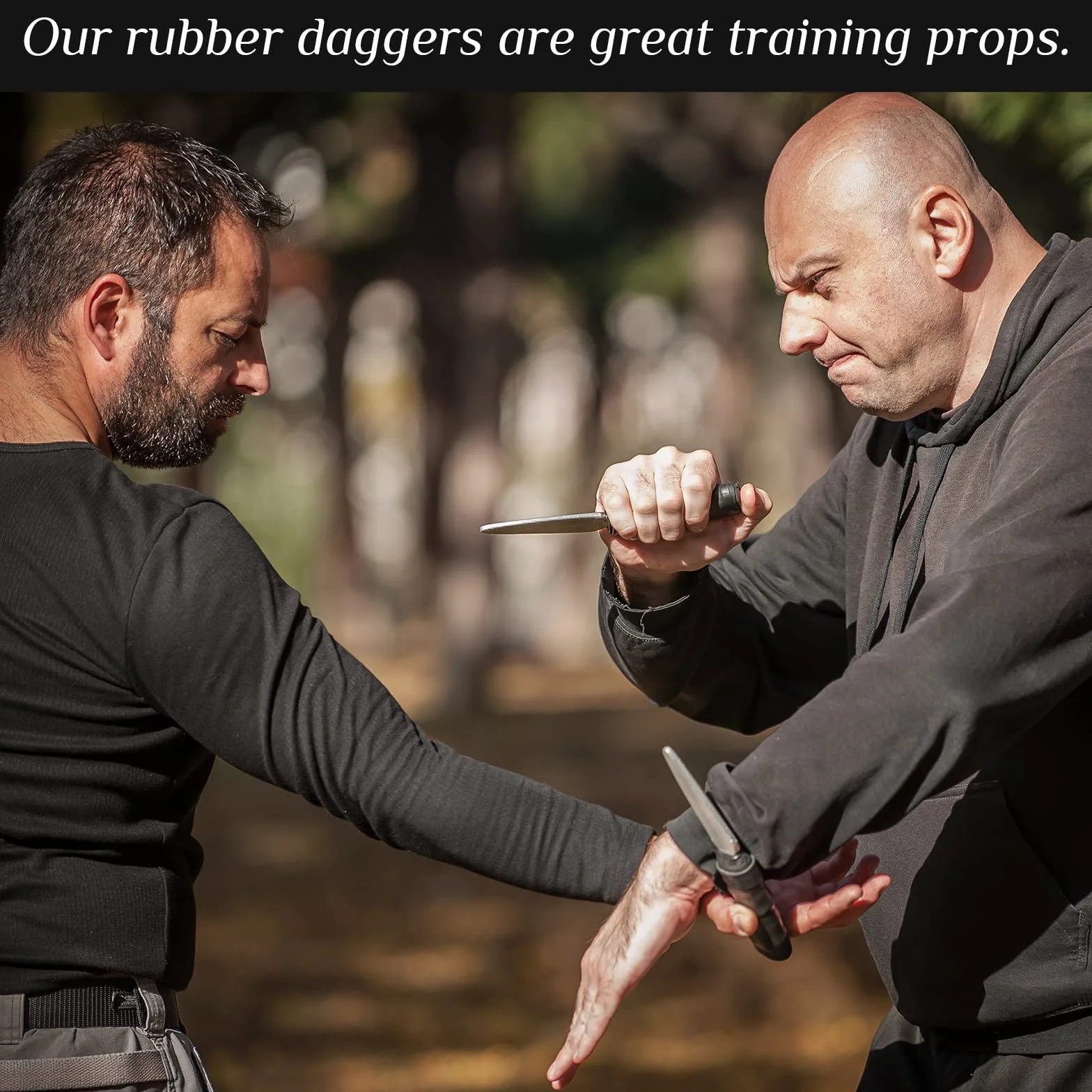 Cuchillos de Entrenamiento de Goma Accesorios para Artes Marciales (Blanco)