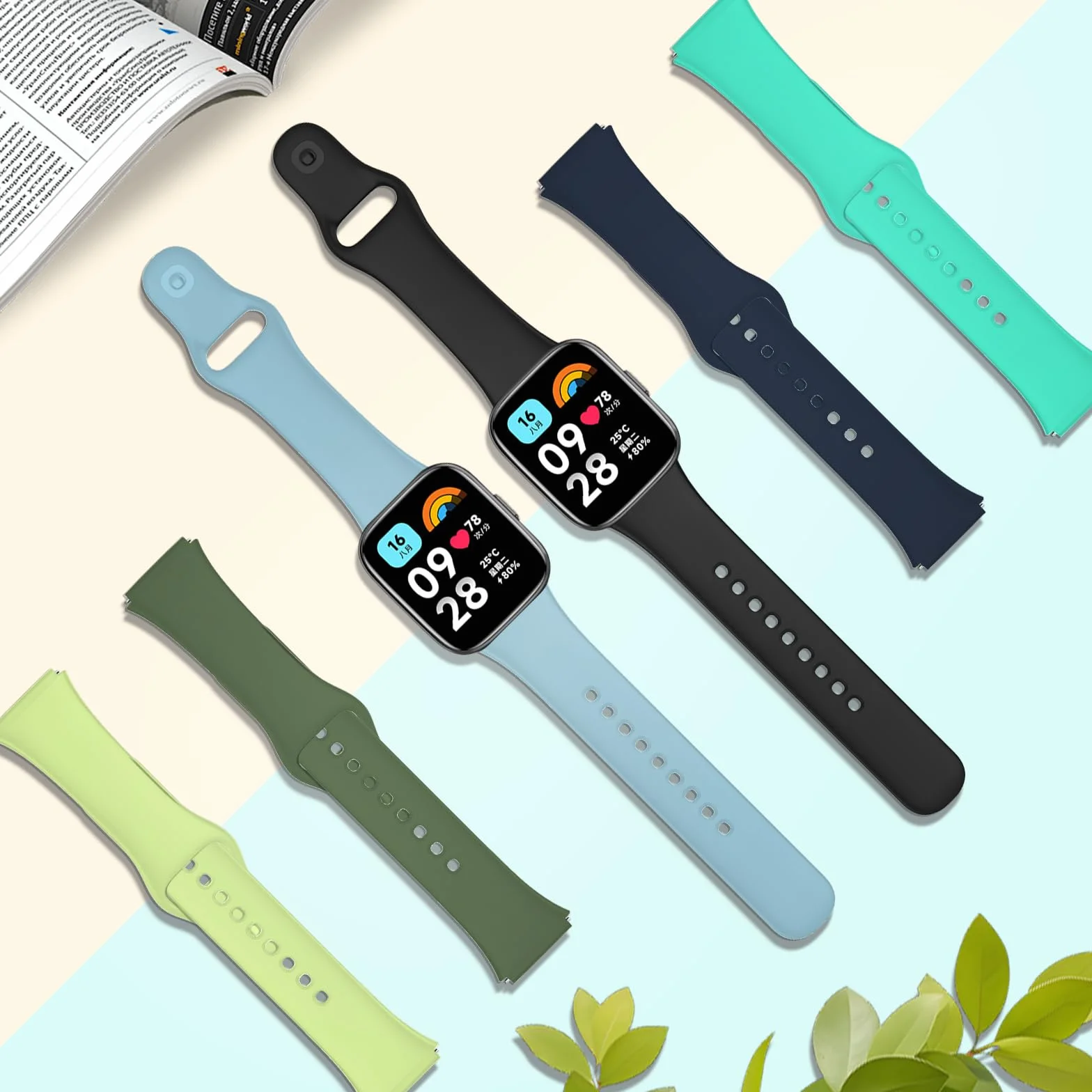Correas Compatibles para Xiaomi Redmi Watch 3 Active Lite Pulseras de Repuesto