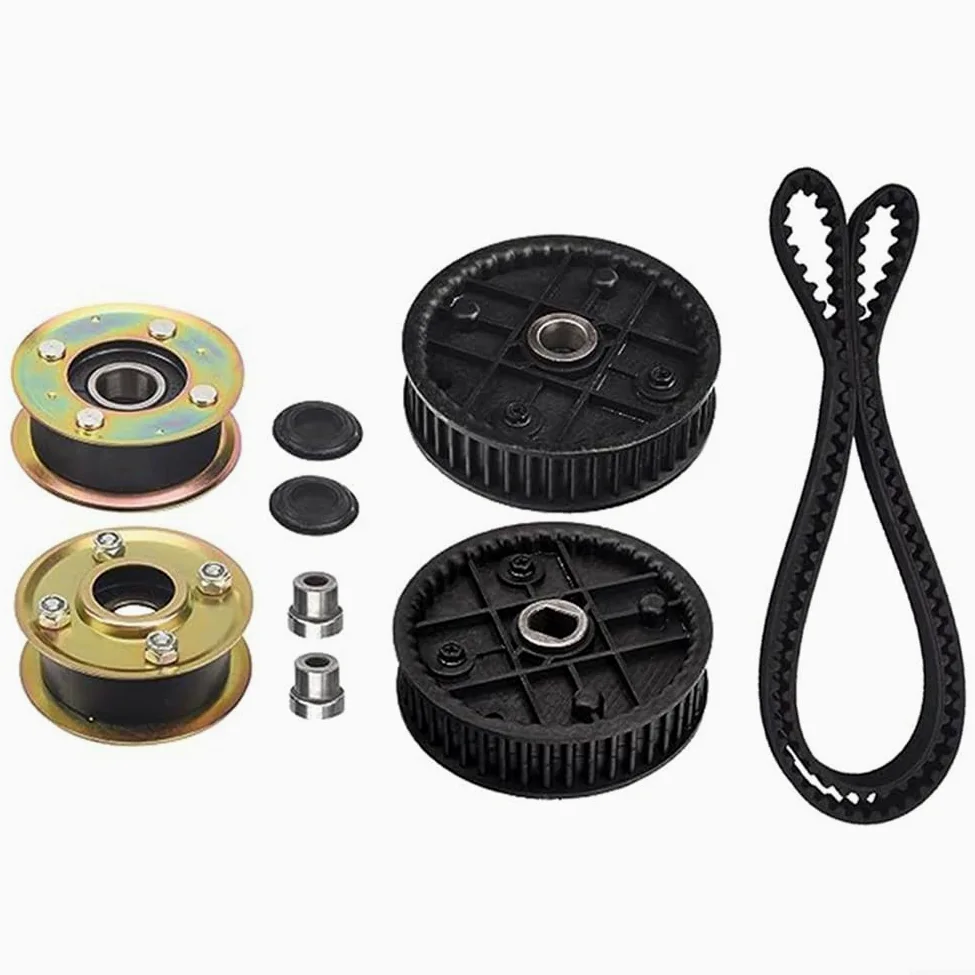 Kit de correa de polea con piñones para cortacésped TimeMaster de 30 pulgadas 20199 20200 21199 2199HD 21200 y 76 cm 20975 20976 20977 20978 21810 21811 sustituye a 1311 -4529 125 -
