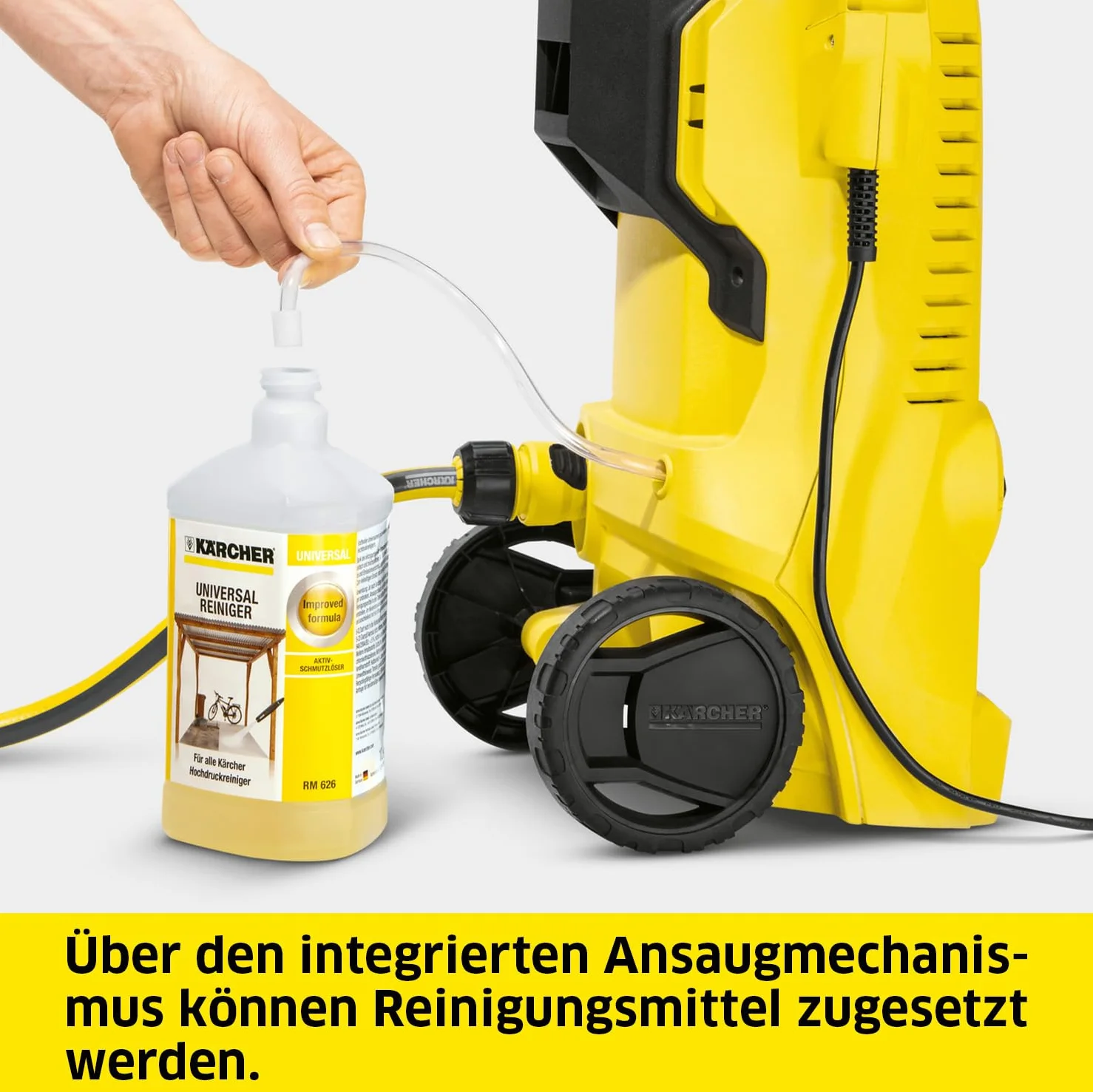 Kärcher Hidrolimpiadora K 2 Power Control, presión: 110 Bar, caudal: 360 l/h, Rendimiento: 20 m²/h, Filtro de Agua, Peso: 4,0 kg, Pistola y Manguera de Alta presión, Boquilla Turbo, Lanza