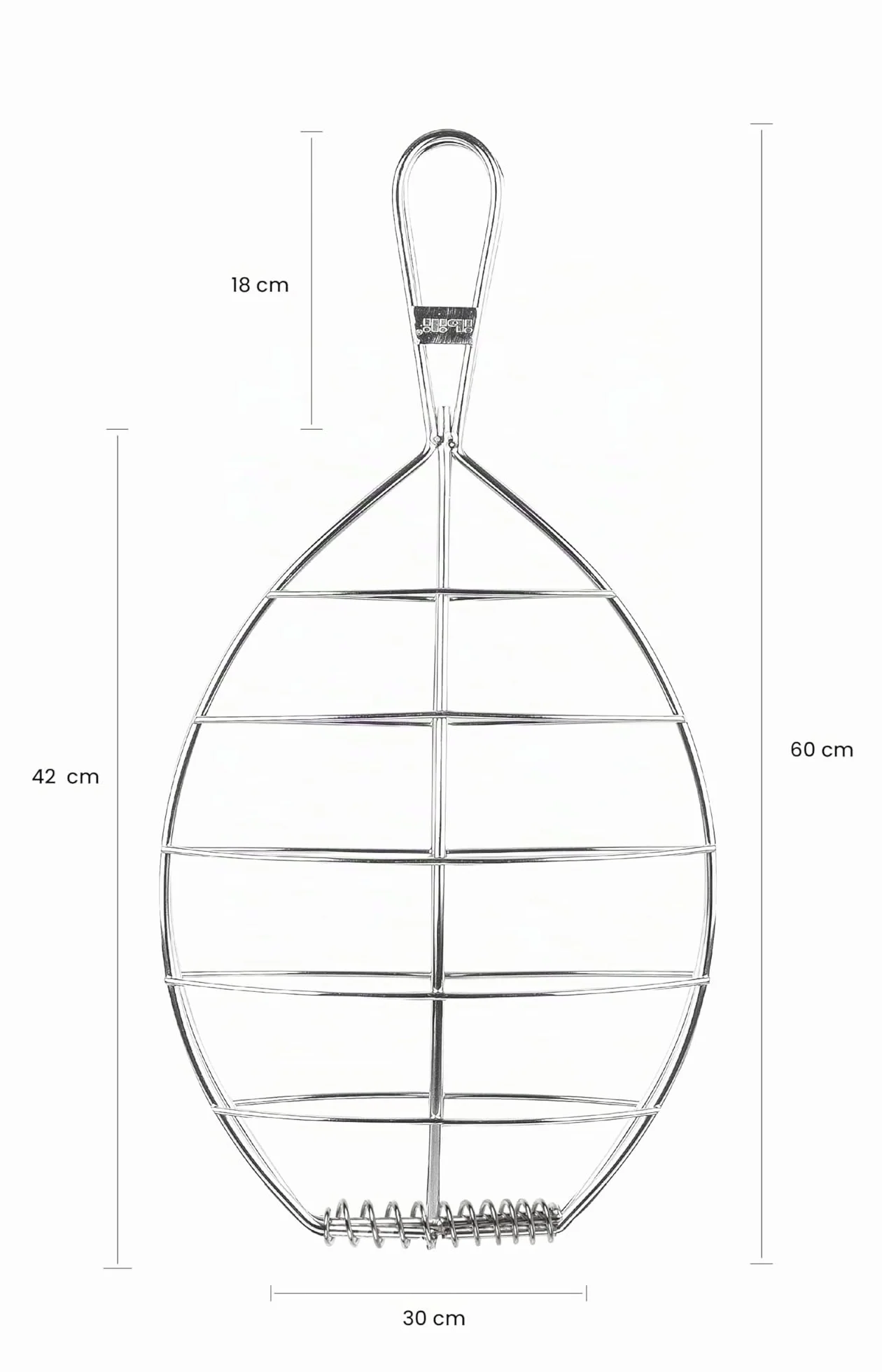 IBILI Parrilla para Rodaballo - 42 x 30 cm - Acero Inoxidable 18%