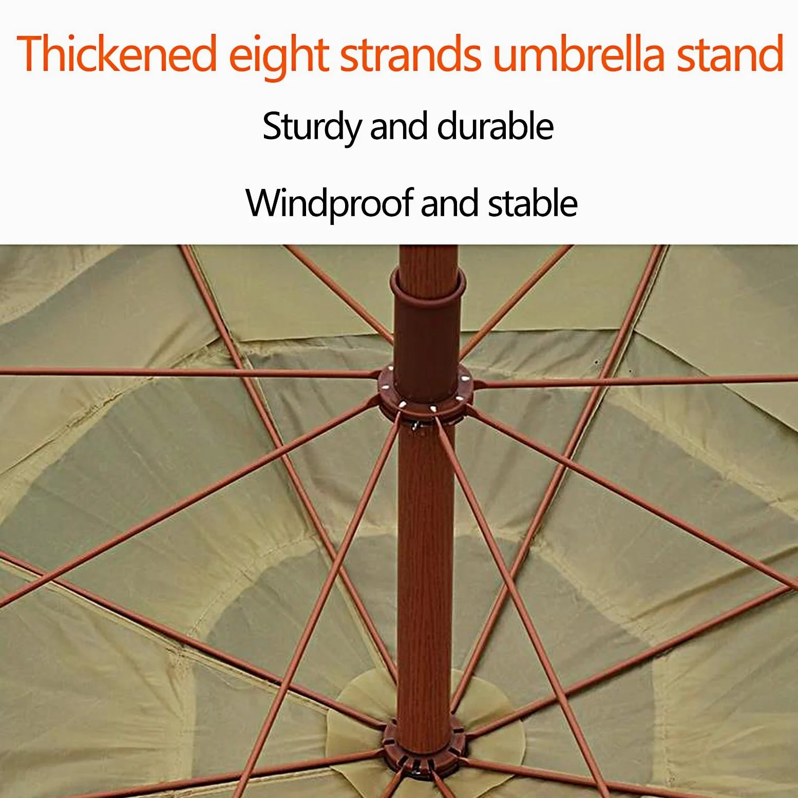 Sombrillas de Playa Antiviento Parasol de Simulación de Paja para Piscina Exterior Balcones Jardines Hoteles Playas Color Natural(Color:Natural A)
