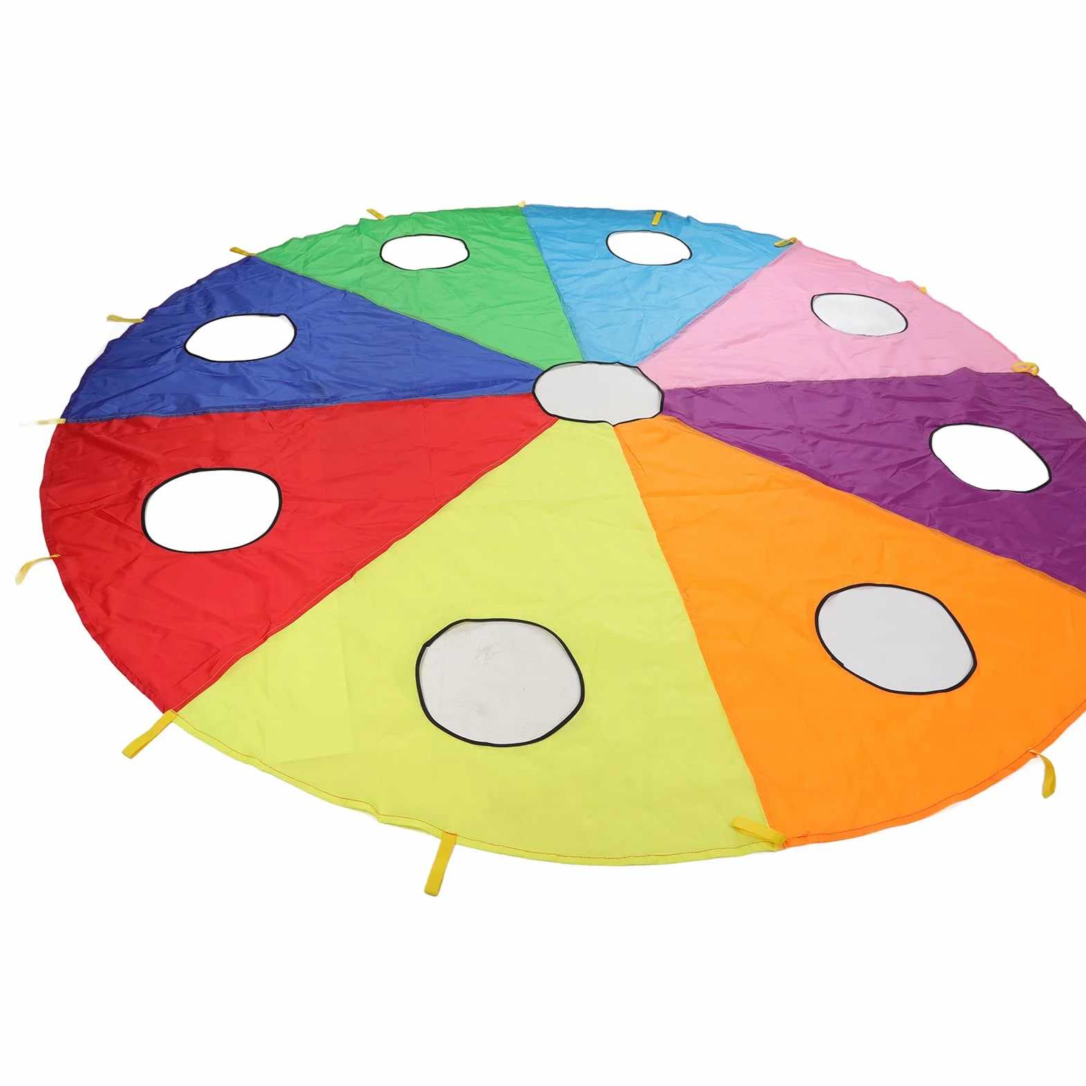 Bnineteenteam Juego de Paracaídas para Niños 9 Agujeros 305cm Forma Redonda Palo Inflable