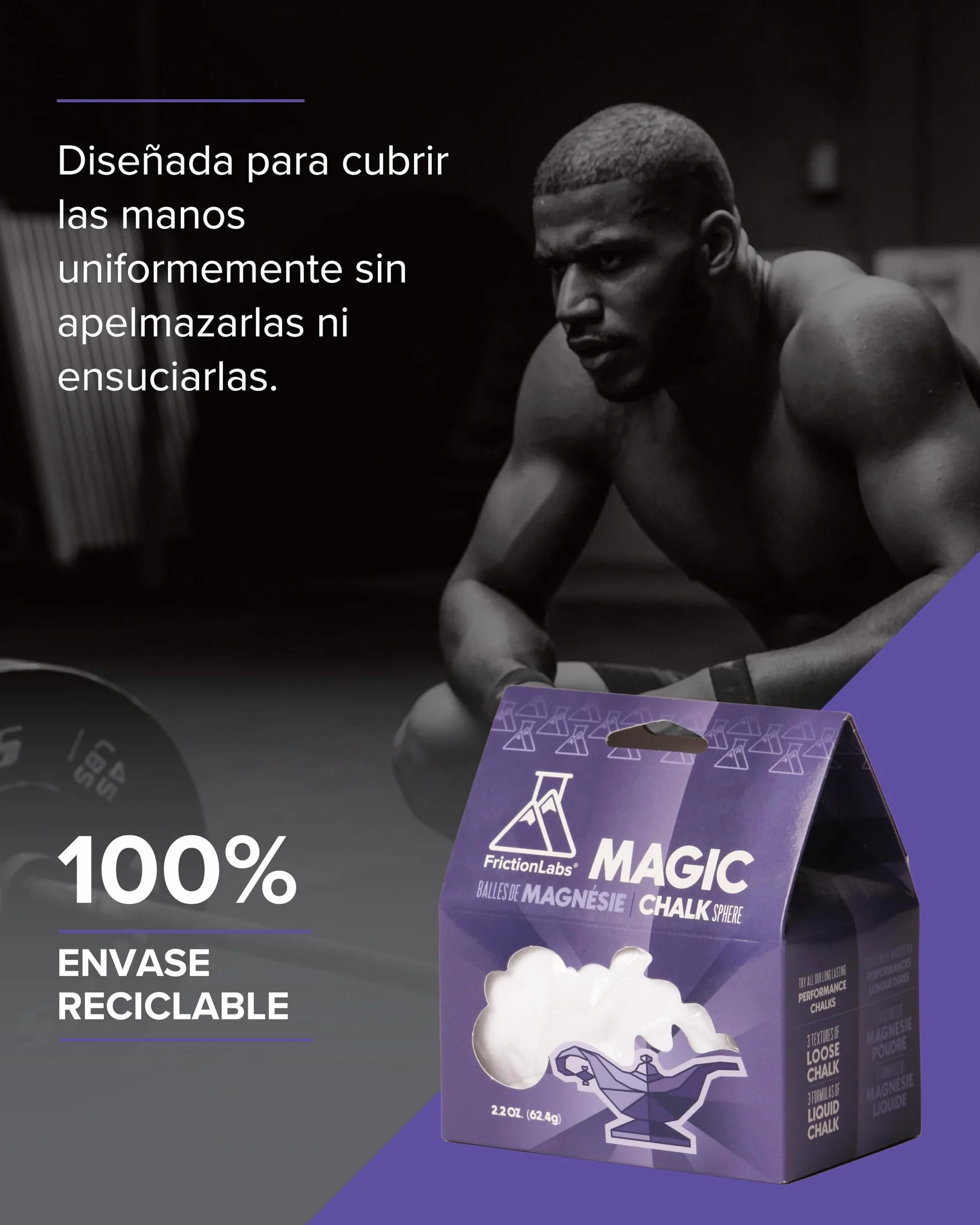 Friction Labs Tiza Deportiva Premium para Escalada, Agarre Duradero, Piel más Sana, Mejor Rendimiento