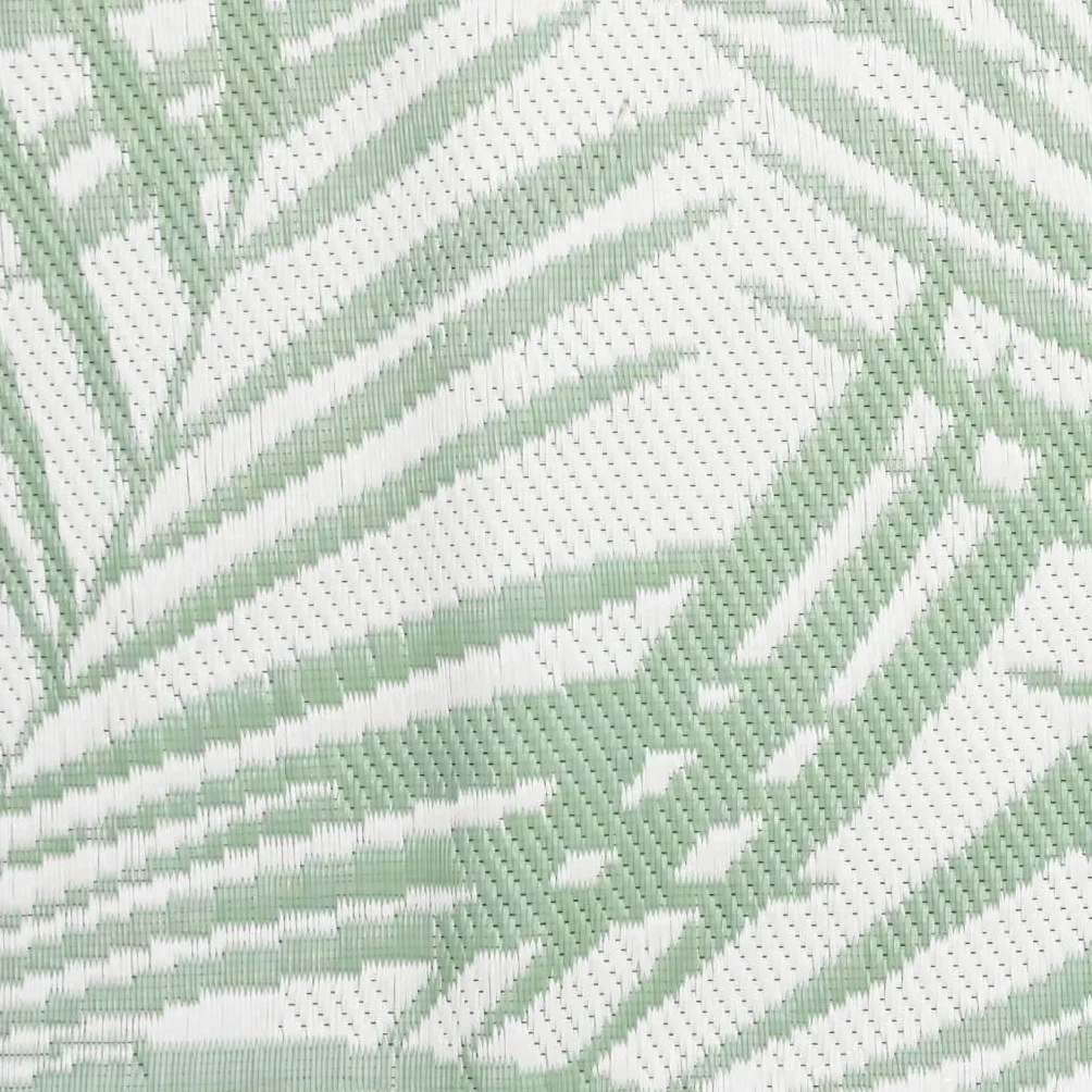 vidaXL Alfombra de Exterior Jardín Patio Terraza Balcón Salón Sala de Estar Piscina Decoración Adorno Alfombrilla Suelo PP Verde 190x290 cm