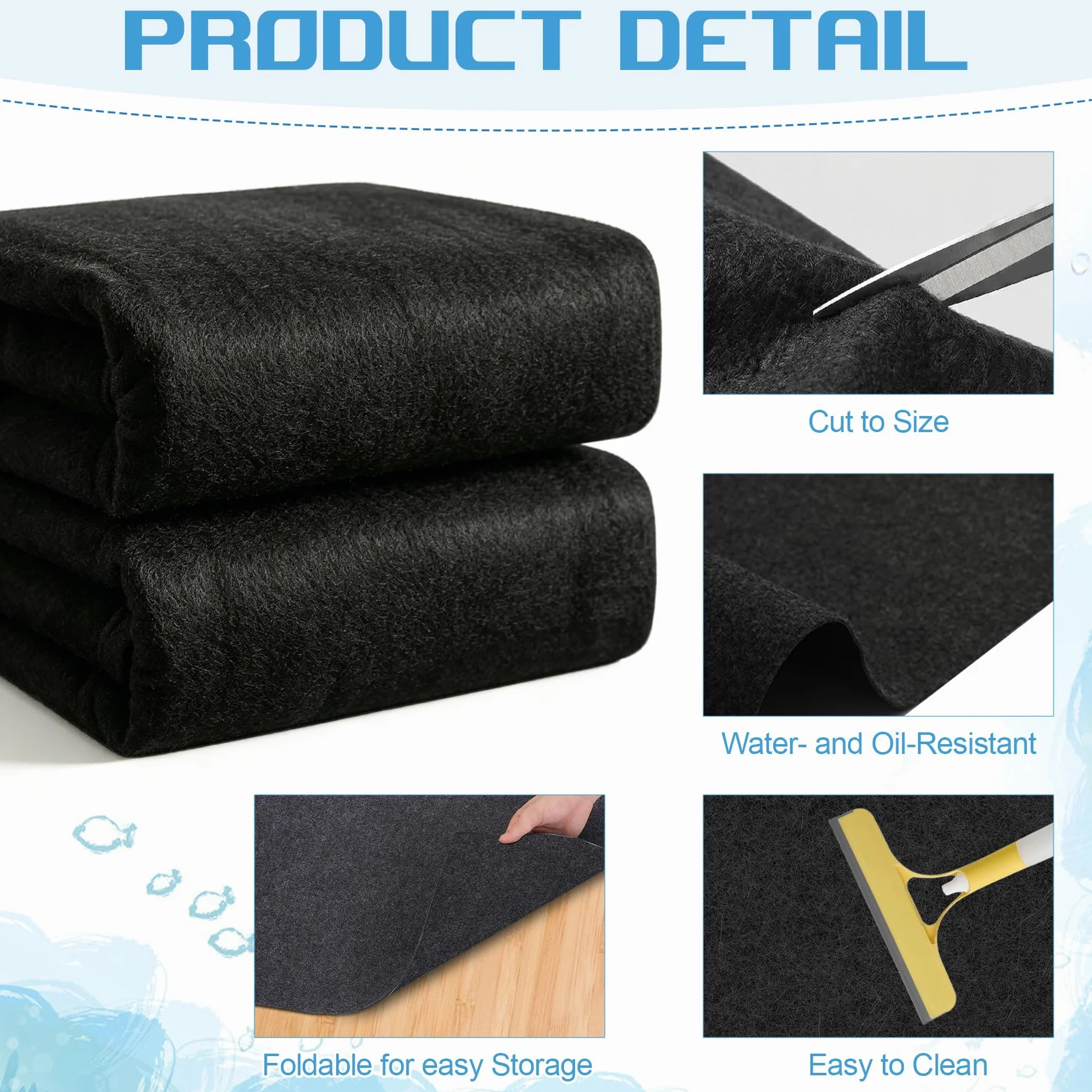 TZEKING Base de Piscina 4m Rectangular, Lona de Suelo en Geotextil 200g/m², Antideslizante y Absorbente para Piscinas Elevadas y Exteriores, Fácil de Colocar y Plegable para Jacuzzi