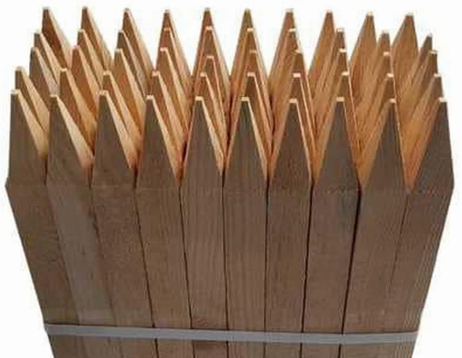 FERRETELIX® Paquete de 25 un Estacas de Madera 100 cms Largo 3 cms X 3 cms (100 CM X 3 CM X 3 CM)