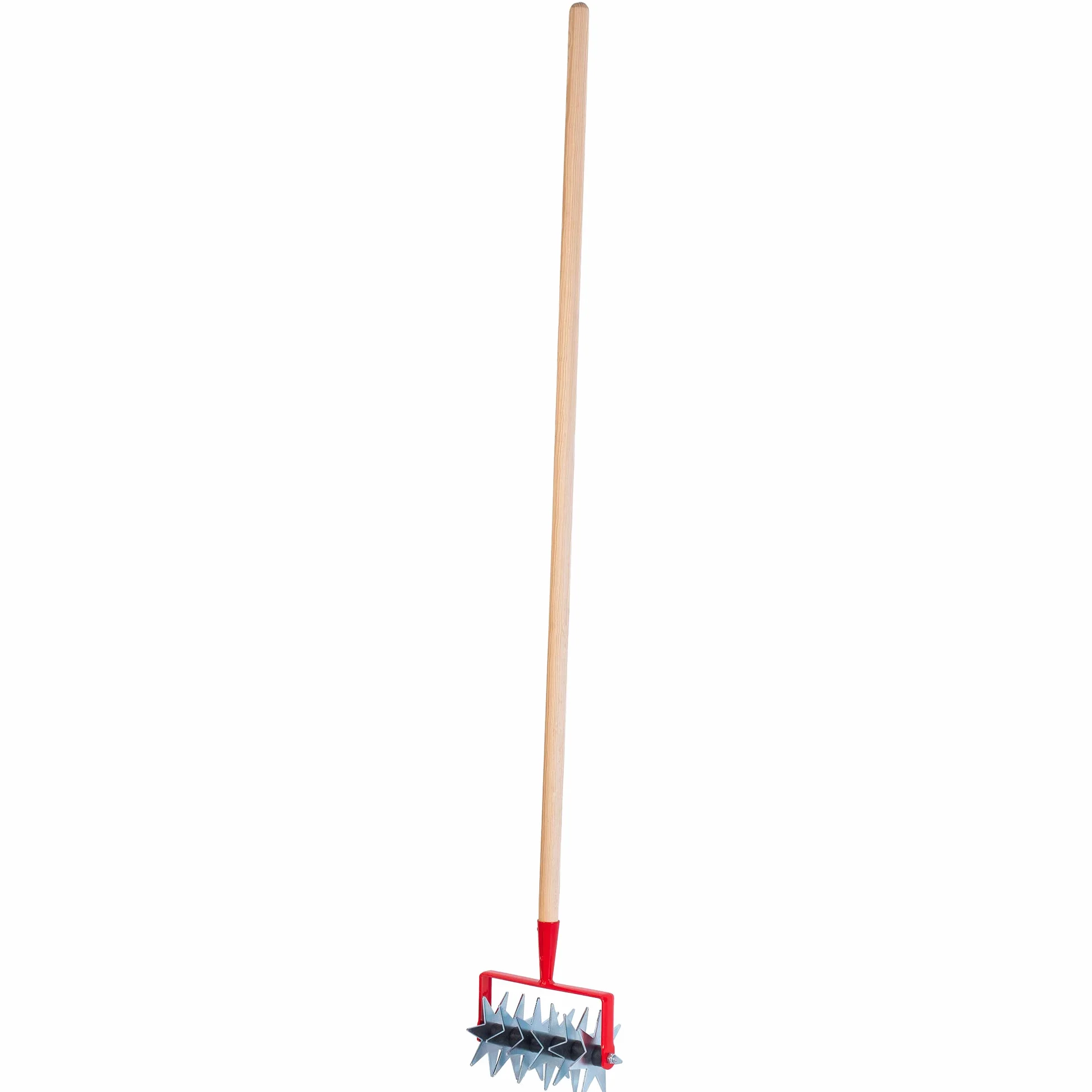 KADAX Fresa de Jardín de Metal, Colector para Aflojar el Suelo, Cultivador para Jardín, Césped, Malas Hierbas, Azada, Recogedor, Cultivador de Ruedas, Ventilador (Con 6 Estrellas)