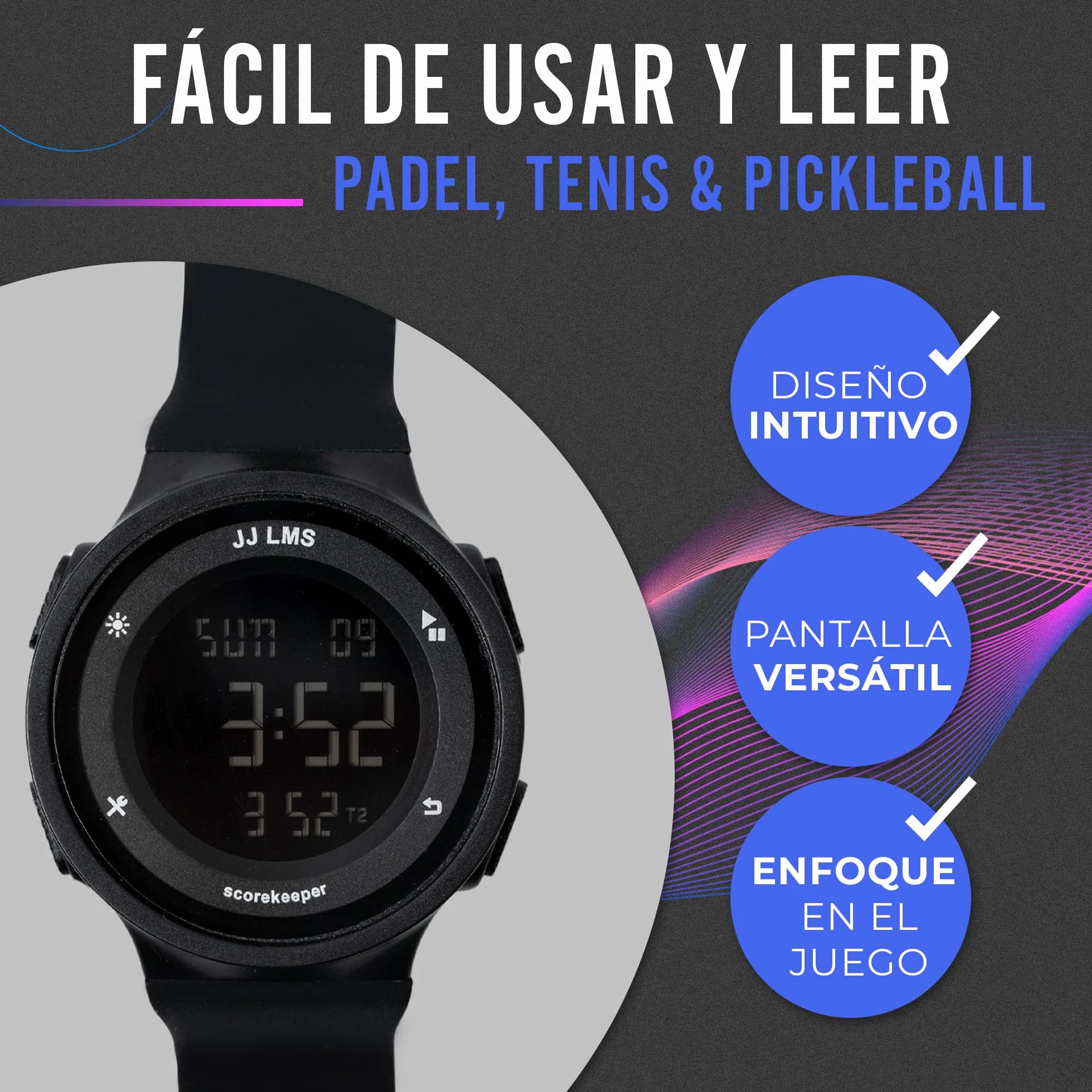 Reloj Padel Scorekeeper Contador Puntos Padel