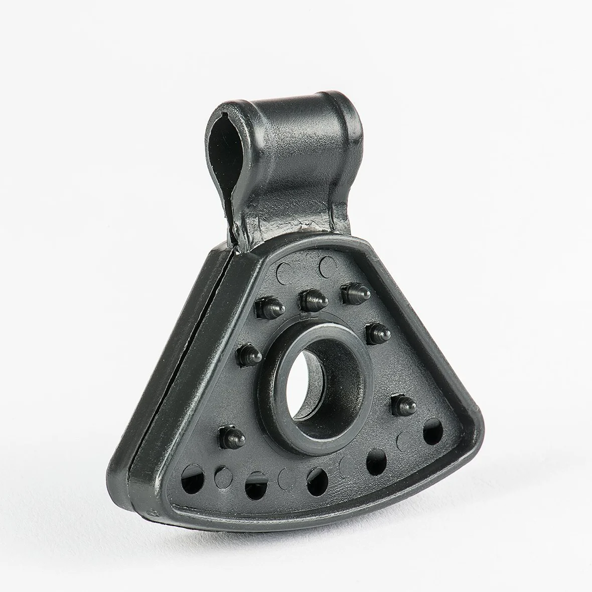 HaGa® Clip especial con ojal, 100 unidades, clips de plástico para tejido cortavientos, red de sombra, protección solar, clips de plástico
