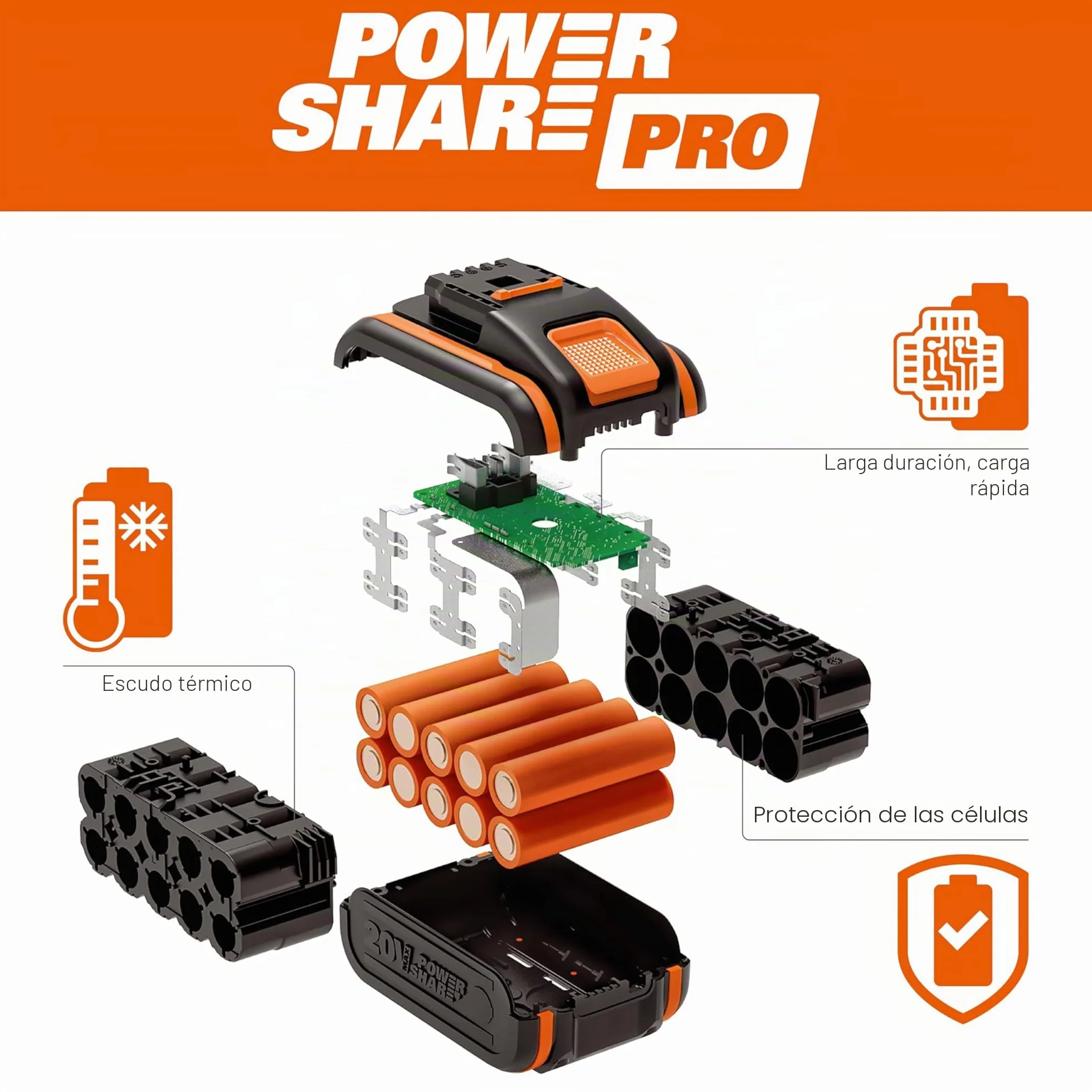 WORX WG855E.9 Escarificador y Aireador de Césped Nitro 40V Brushless Sin Batería, Ancho 36cm, Motor Brushless, 4 Alturas, Bolsa 40L