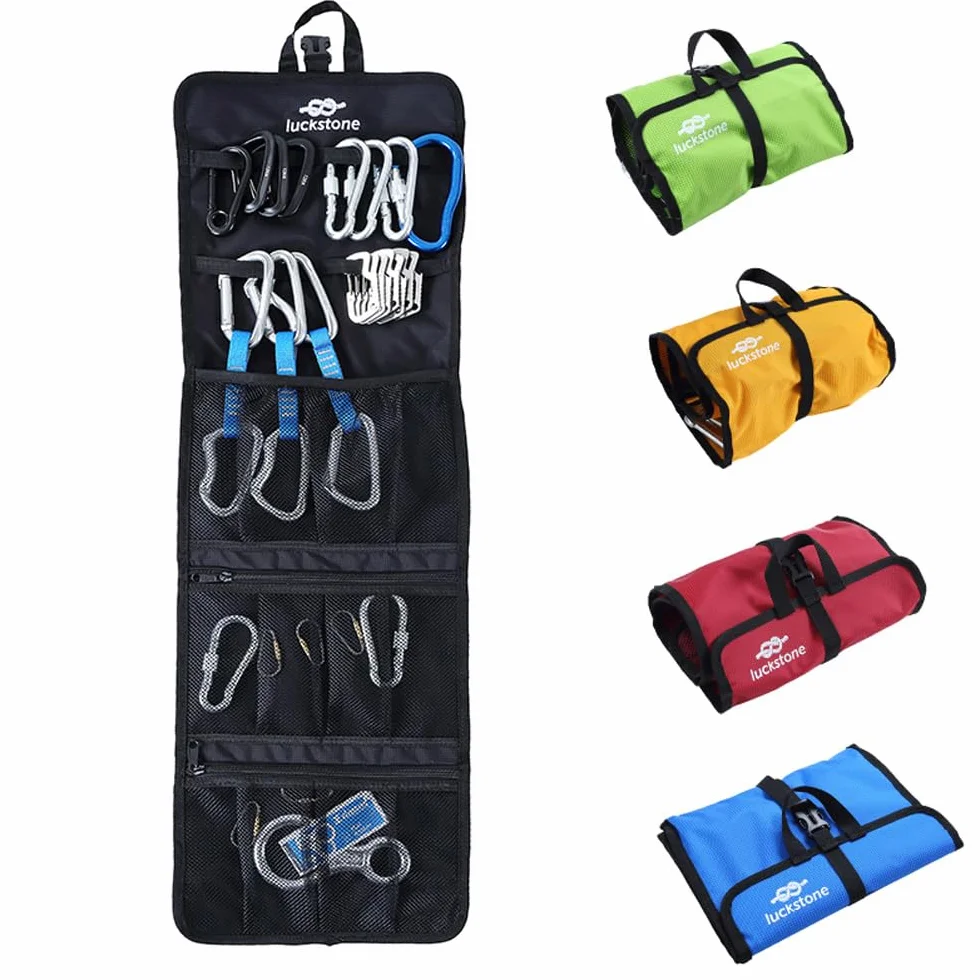 Lixada Bolsa de Almacenamiento Colgante Quickdraw para Escalada, Organizador de Equipo