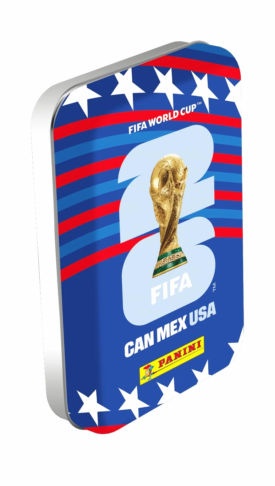 Panini FIFA 2026 Caja metal 8 fundas