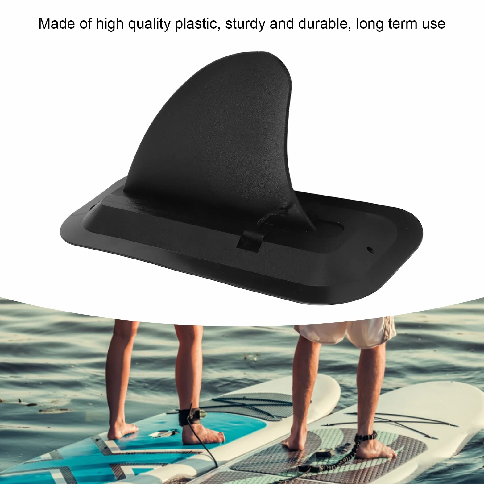 Dioche Aleta de Surf, Reemplazo de Liberación Rápida, Plástico, Deslizante para Tabla de Paddle Inflable