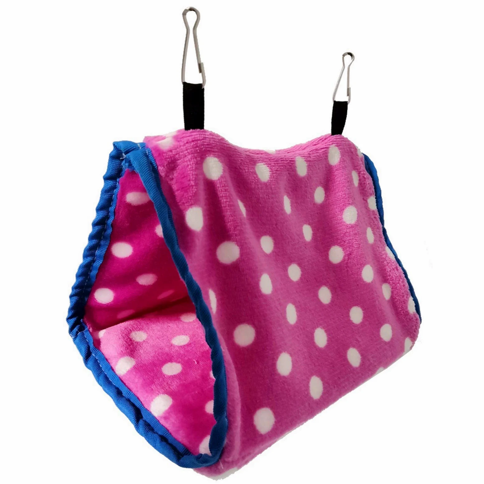 Casa Nido de Pájaro Jaulas de Pájaros Nidos Mascotas Loro Hamaca Cama Colgante de Pájaro Casa de Peluche Cálida de Invierno Nido Jaula Tienda AS,Casa para pájaros(B,L)