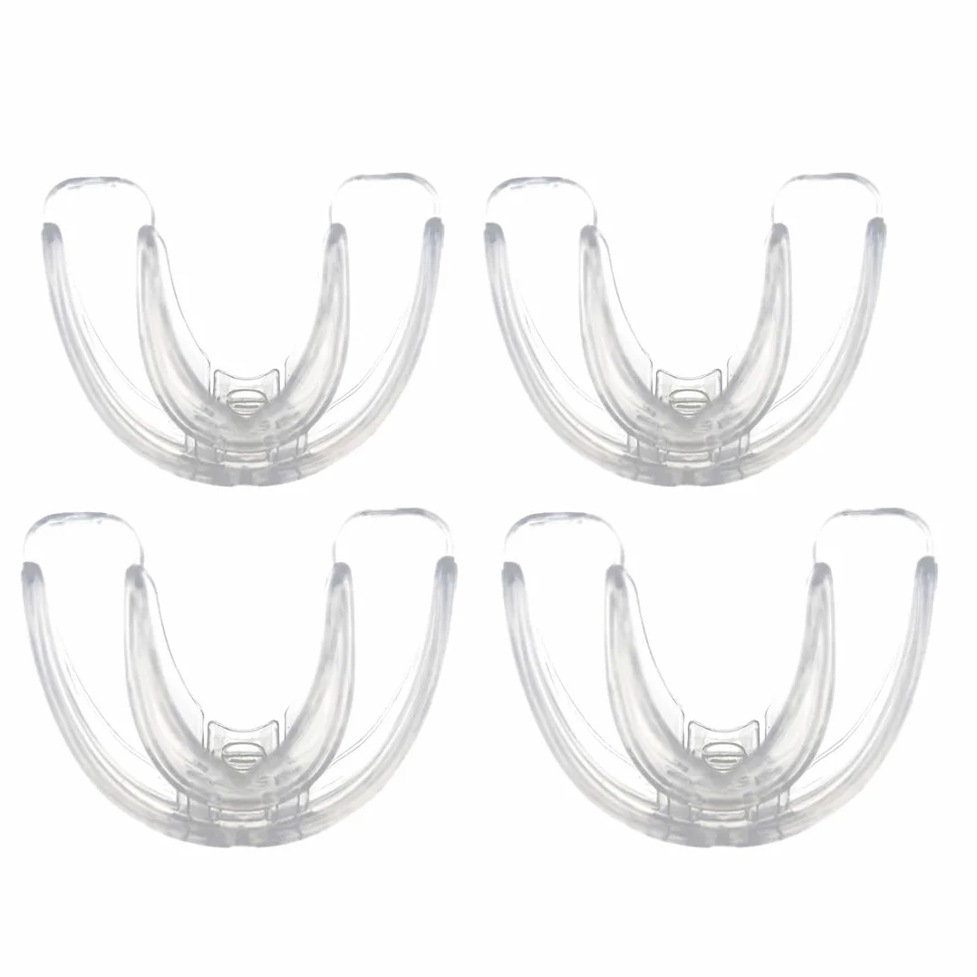 Protector Bucal para Dormir Bruxismo, Férulas Dental Moldeable, 4 Piezas, Material Termoplástico