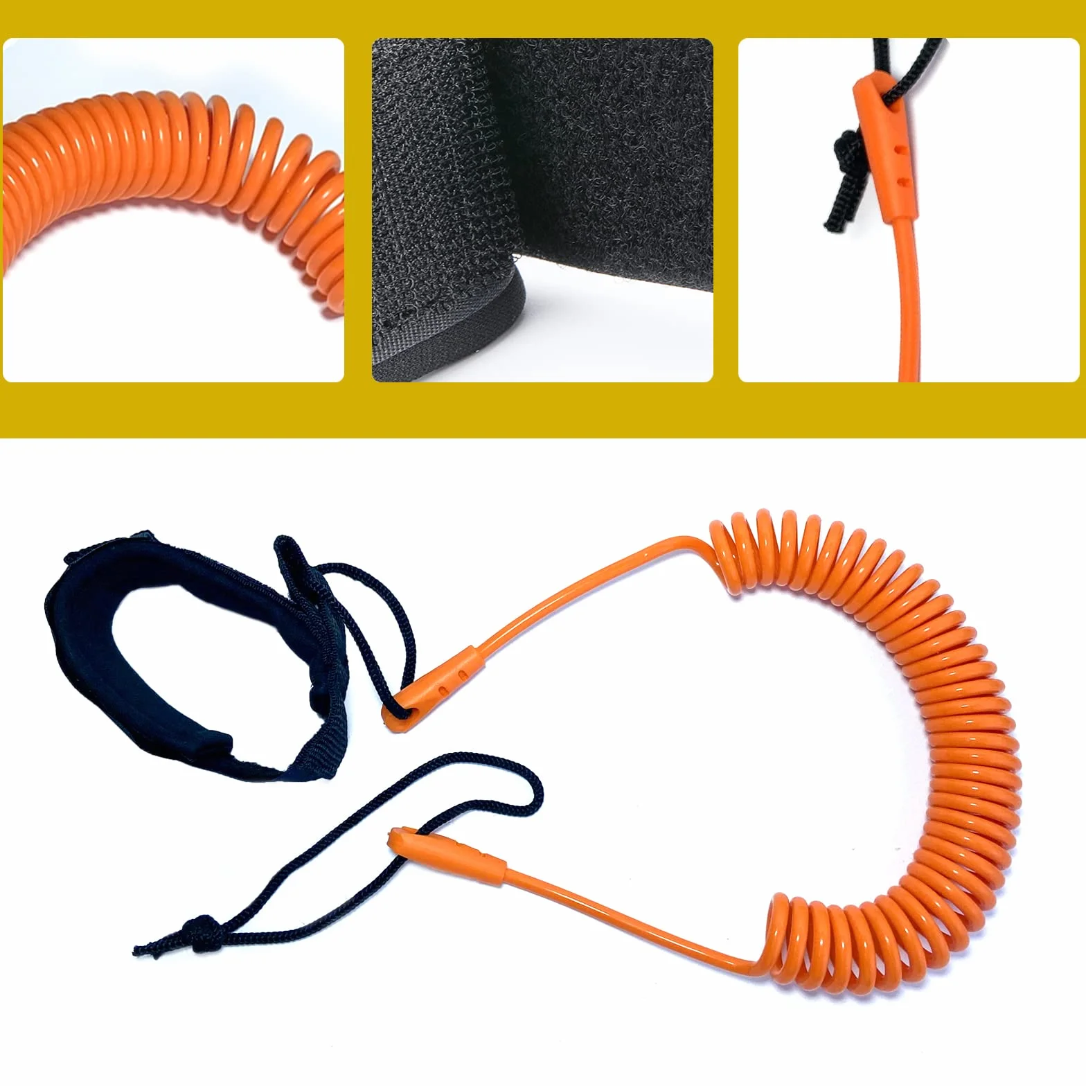 Surf Leash TPU Correa Tobillo para Stand Up Paddle Kayak Sup