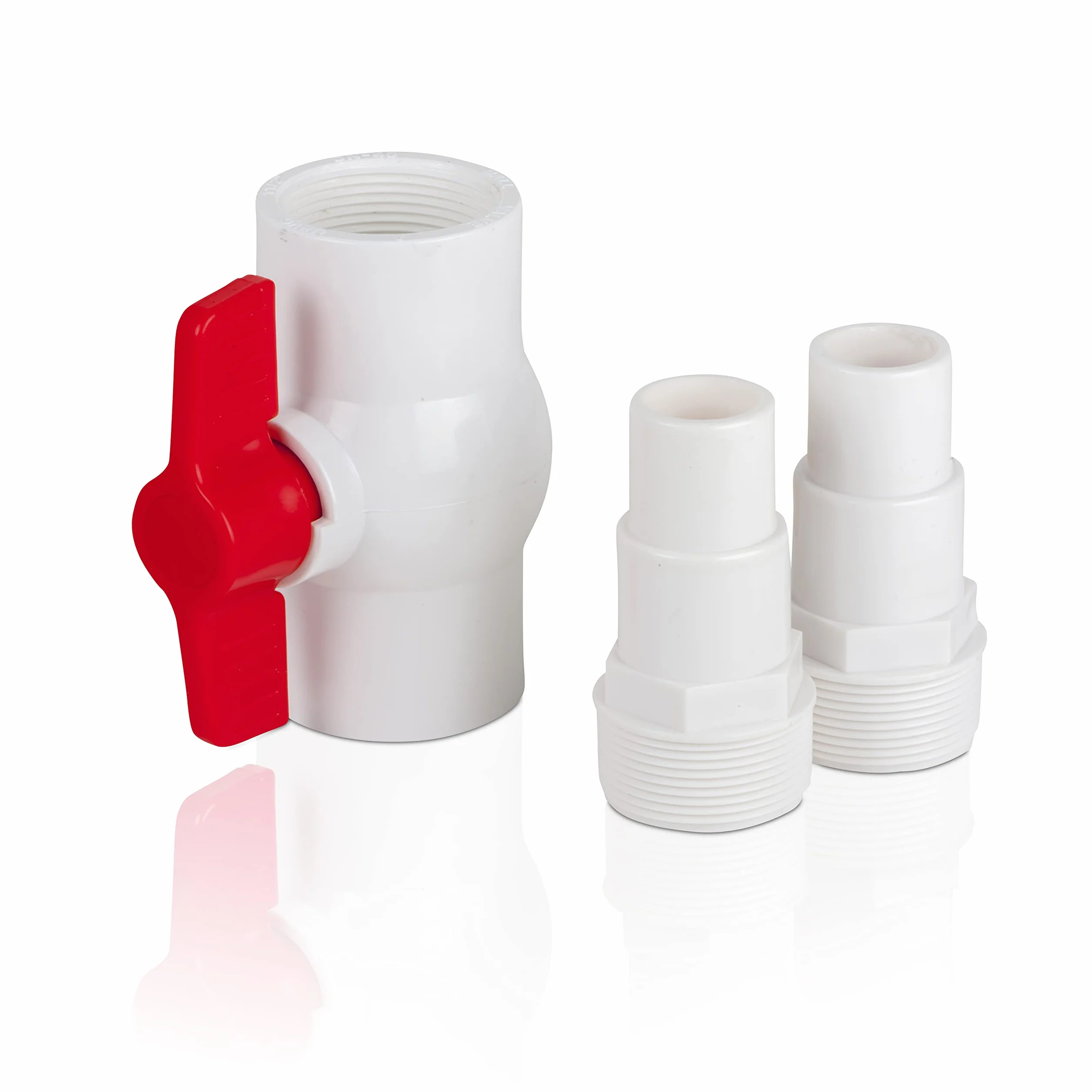 Gre AR512 - Válvula de apertura y 2 conectores roscados. Apto para diámetros 32-38 mm.