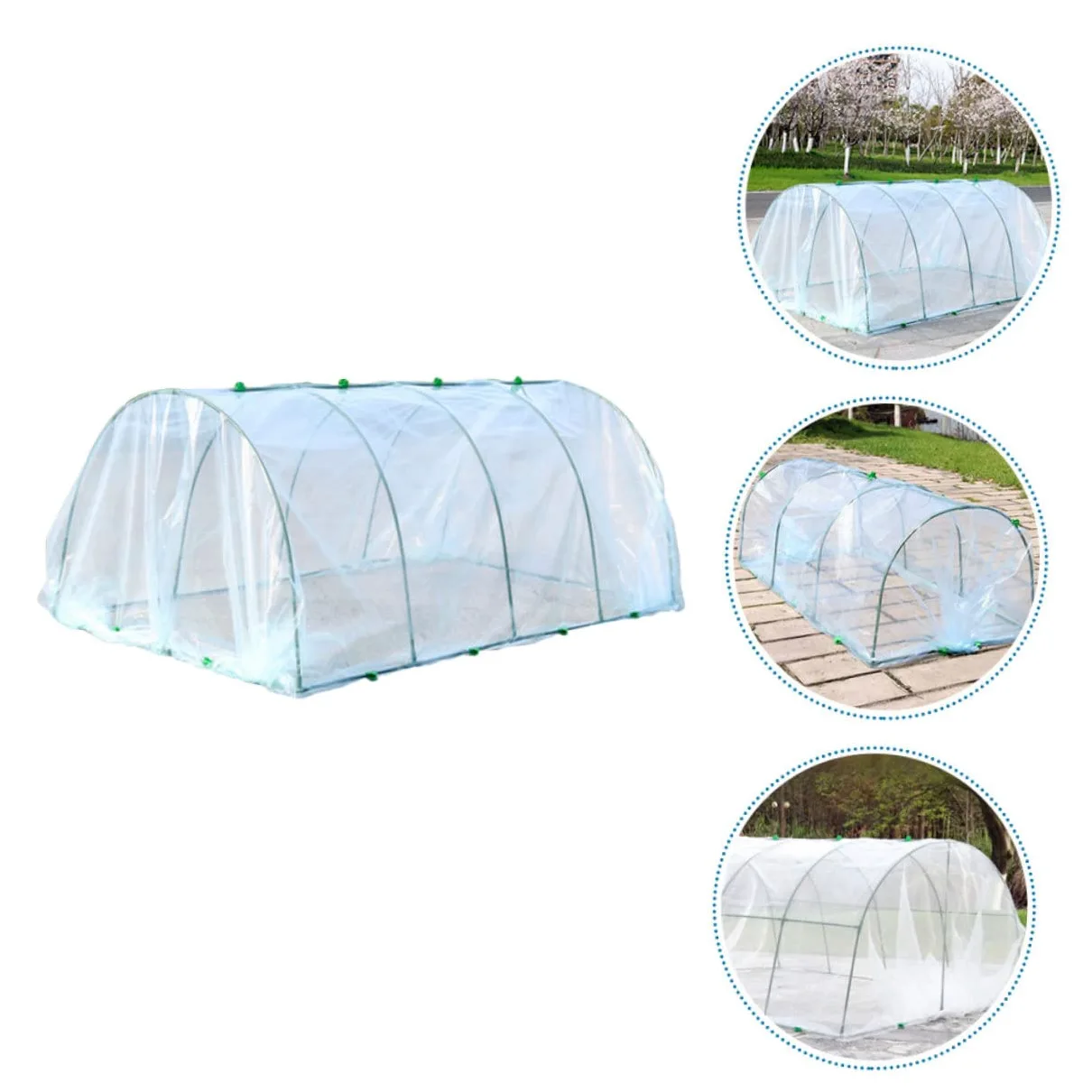 Toddmomy Apoyo Invernaderos para Plantas Cubierta Térmica para Invernadero De Jardín Exterior Protección para Plantas Balcón