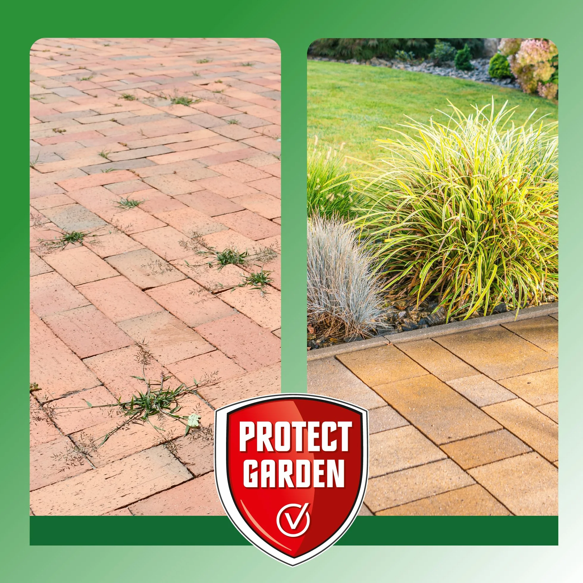 Protect Garden, Herbicida total de origen natural. Alternativa al glifosato de origen 100% natural. Acción rápida visible hasta 4 semanas. 480ml
