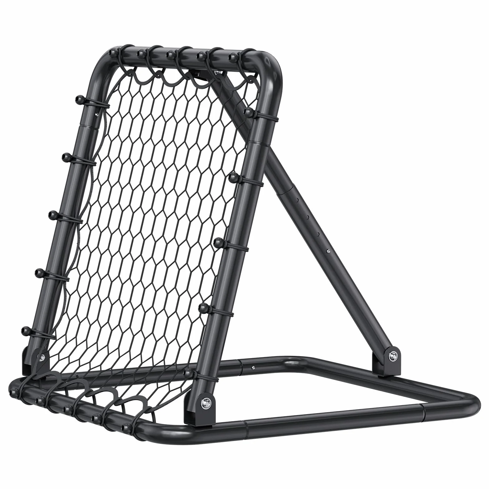 VEVOR Red de Rebote para Fútbol Portátil, Ángulos Ajustables, 850 x 865 x 860 mm
