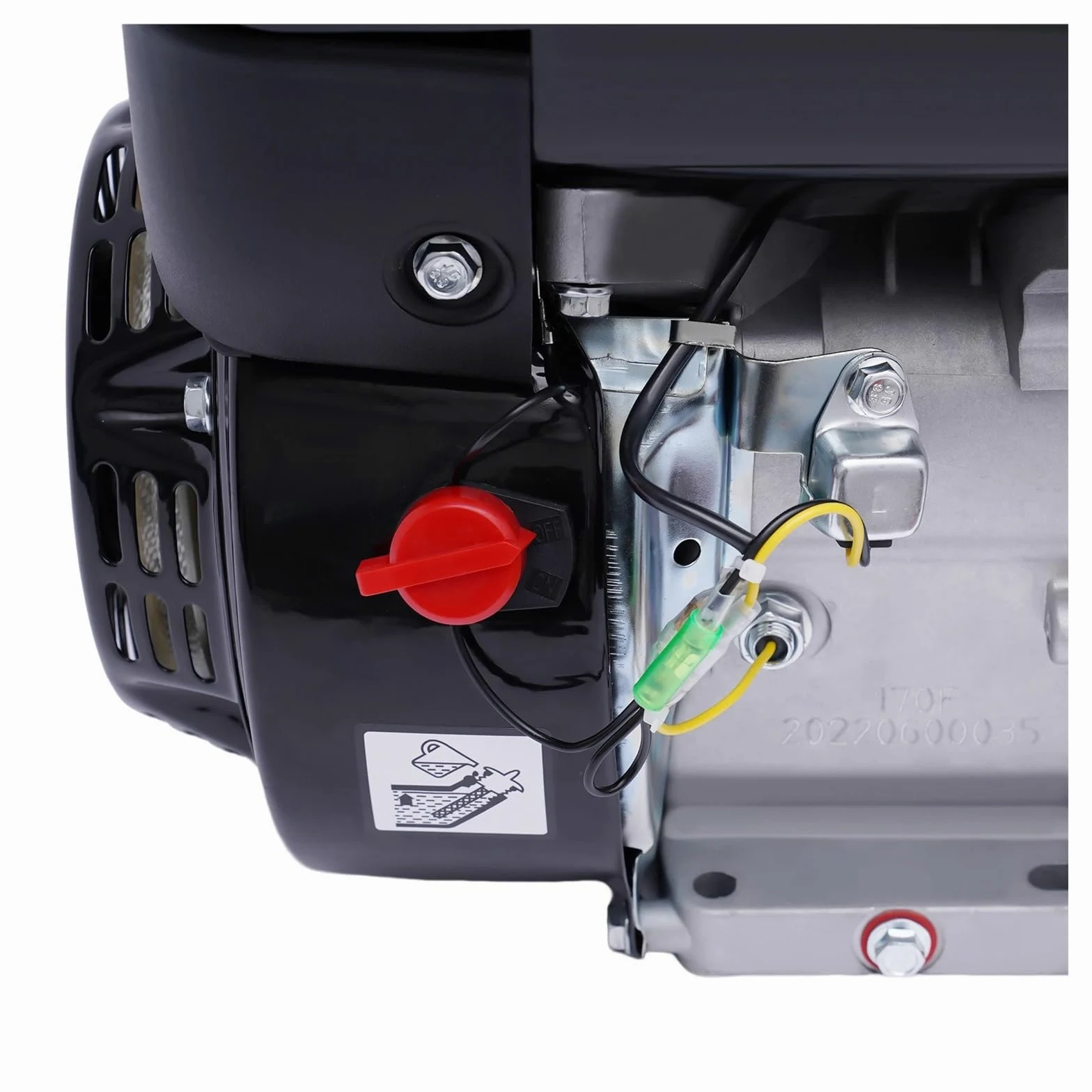 Motor De Gasolina 7,5 HP, 4 Tiempos, Estacionario, For Kart, Arranque Manual, 5100 W, 1 Cilindro, 3,6 L Gran Potencia