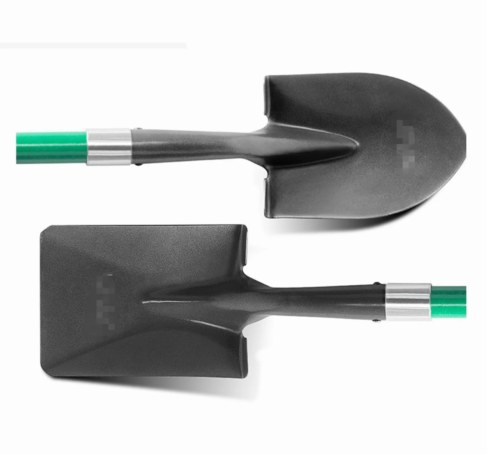 Pala De Nieve para Coche Pala De Nieve con Mango De Fibra En Forma De D Y Cabeza Cuadrada Puntiaguda For Quitar La Nieve Y Cavar para Actividades Al Aire Libre(Square Head)
