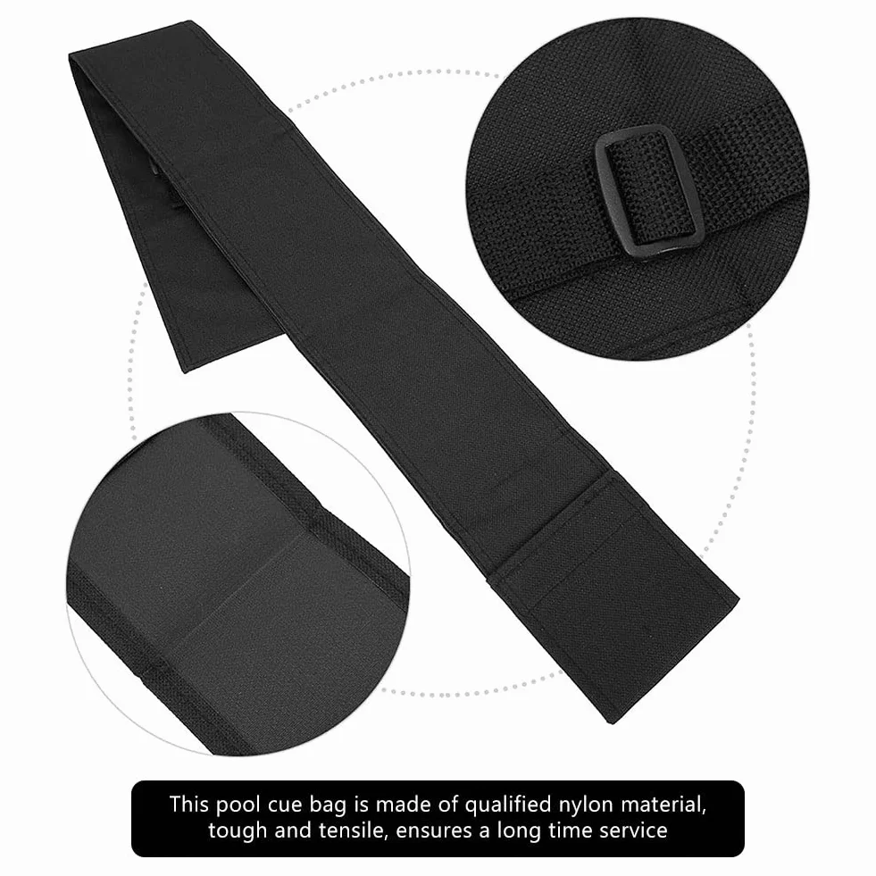 Bolsa de Taco de Billar, Estuche Portátil para 1/2 Snooker