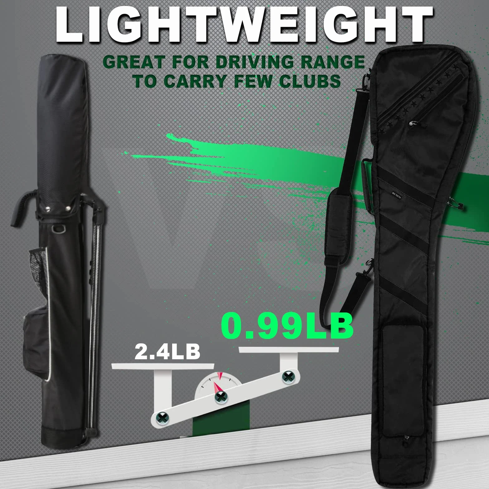 Impermeable Bolsa de Golf Plegable Resistente Multicolor