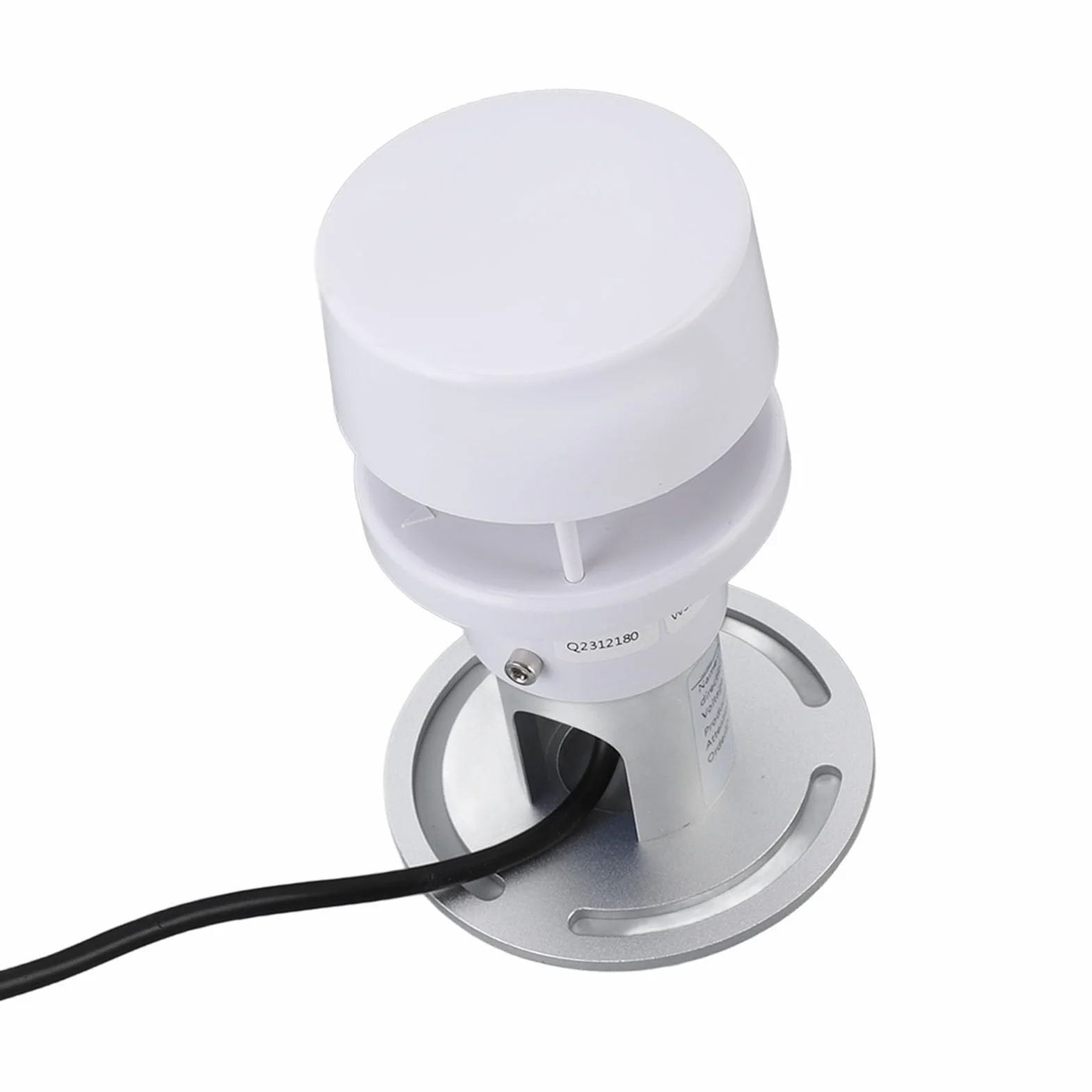 Acouto Sensor de Entorno Meteorológico, 5 en 1 RS485 para Monitoreo de Presión de Humedad, Temperatura y Velocidad del Viento para Agricultura e Industria