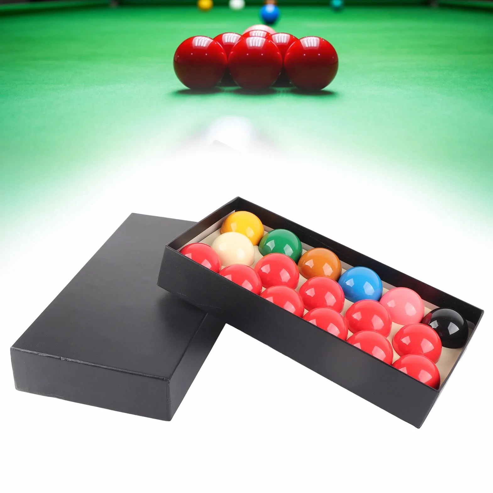 BuyWeek Bolas de Billar Juego de Billar Snooker Ball 17 Piezas 57.2mm Resina