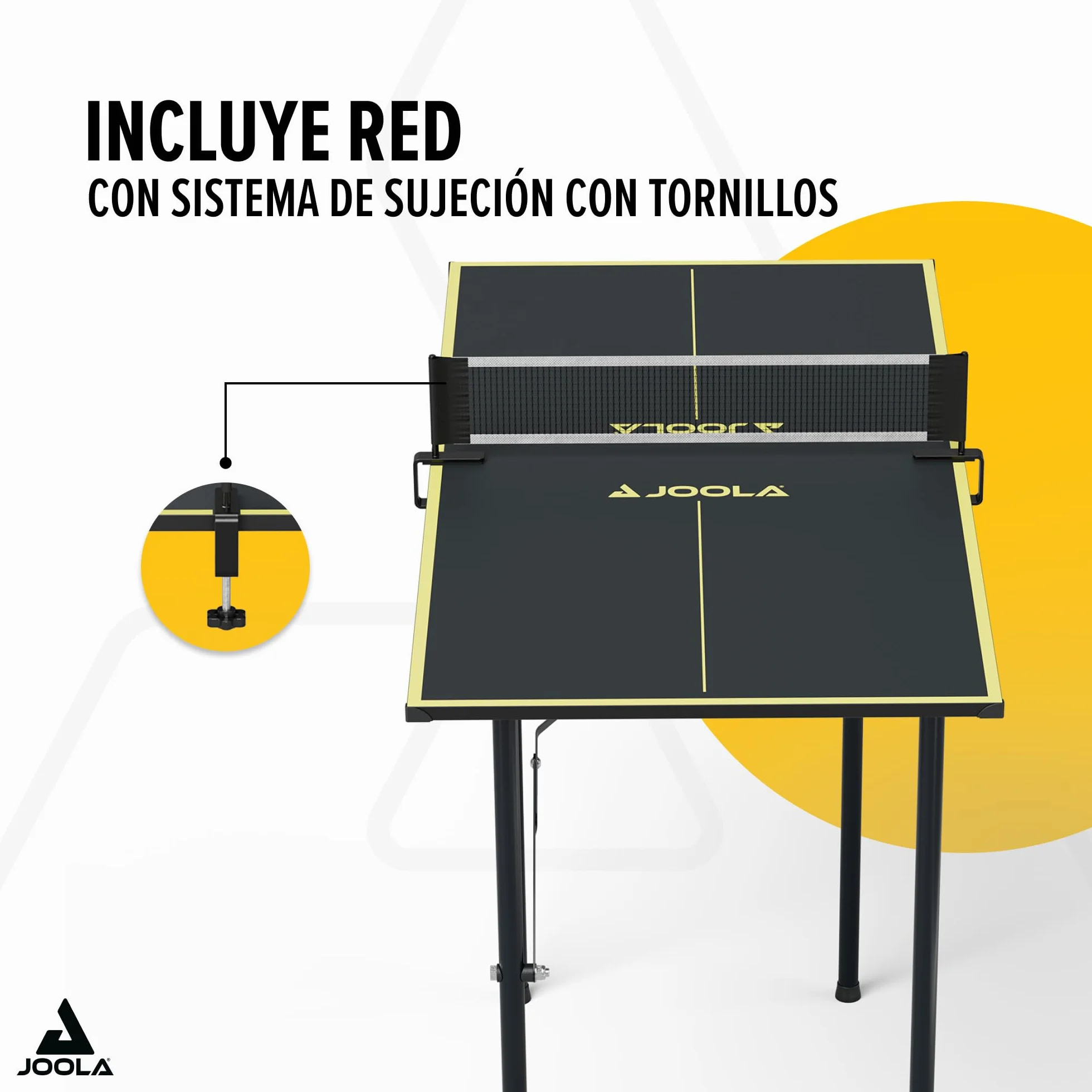 JOOLA Mini Mesa de Ping Pong para Interior con Red
