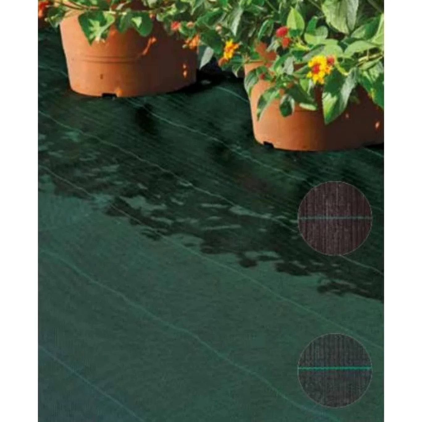 Mugar- Malla Antihierbas de 110 gr/M2 por Rollos y metreado Premium (Rollo 2X20)