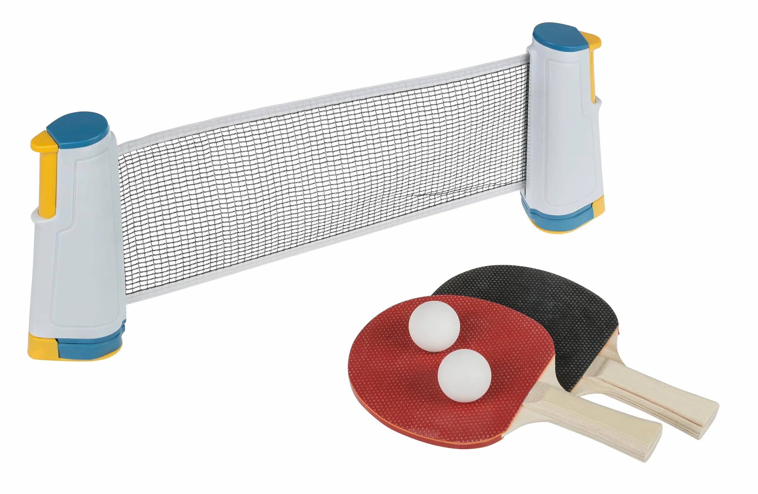 Idena Set de Tenis Red Palas Dos Pelotas Big Set Berlin 40204-1 Multicolor