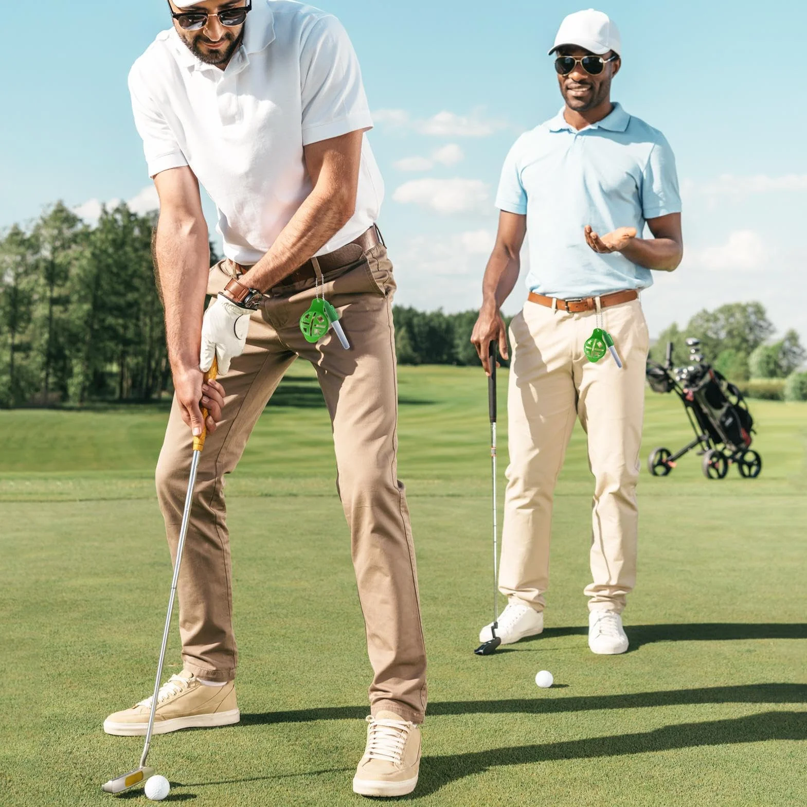 Marcador de Bolas de Golf Plantilla Sombrero Herramienta Marcar Identificar Golfistas