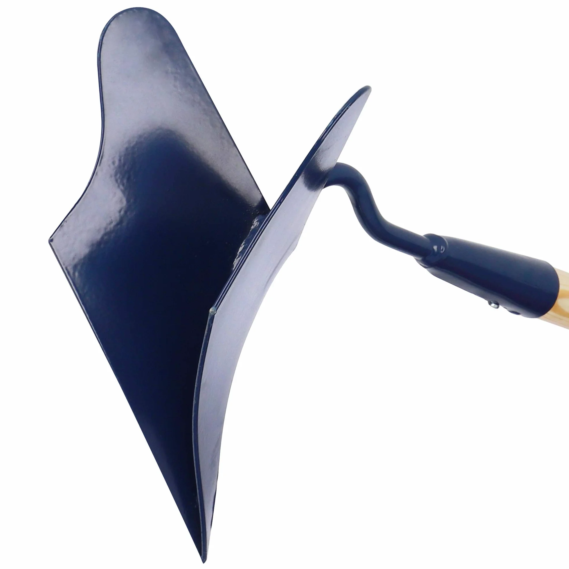 KADAX Pala de jardín de metal con mango de madera y recogedor de patatas, herramienta de jardín para atrapar patatas y verduras (ancho: 14 cm)
